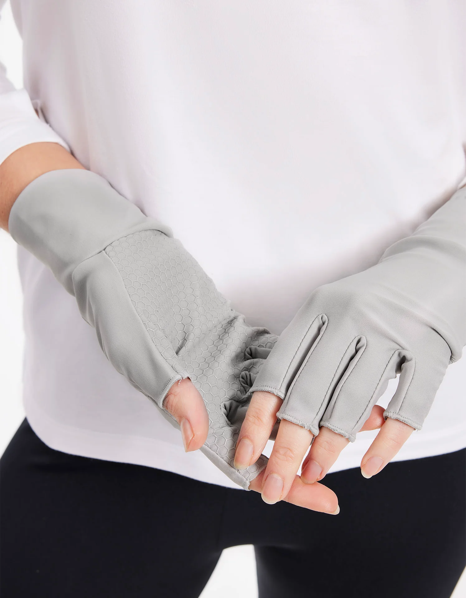 Fingerless Driving Gloves UPF 50+ Sun Protection - Image 9