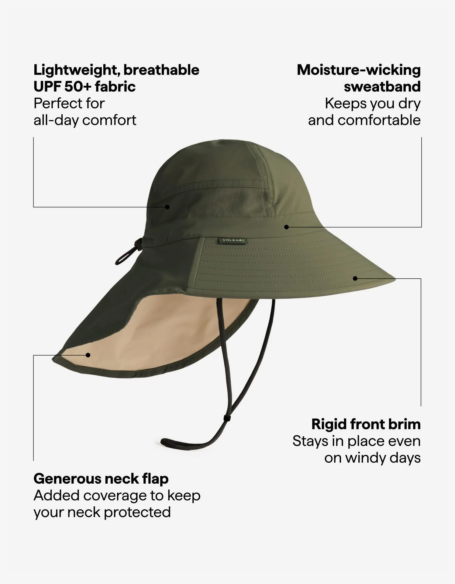 Trekker Sun Hat UPF 50+ - Image 2