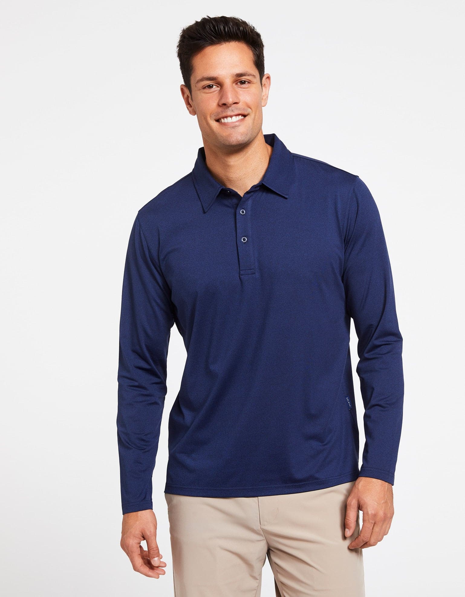 Long Sleeve Polo Shirt UPF 50+ - Image 14