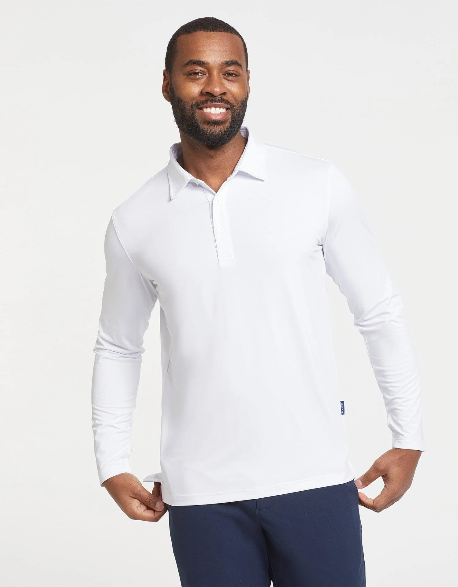 Long Sleeve Polo Shirt UPF 50+ - Image 6