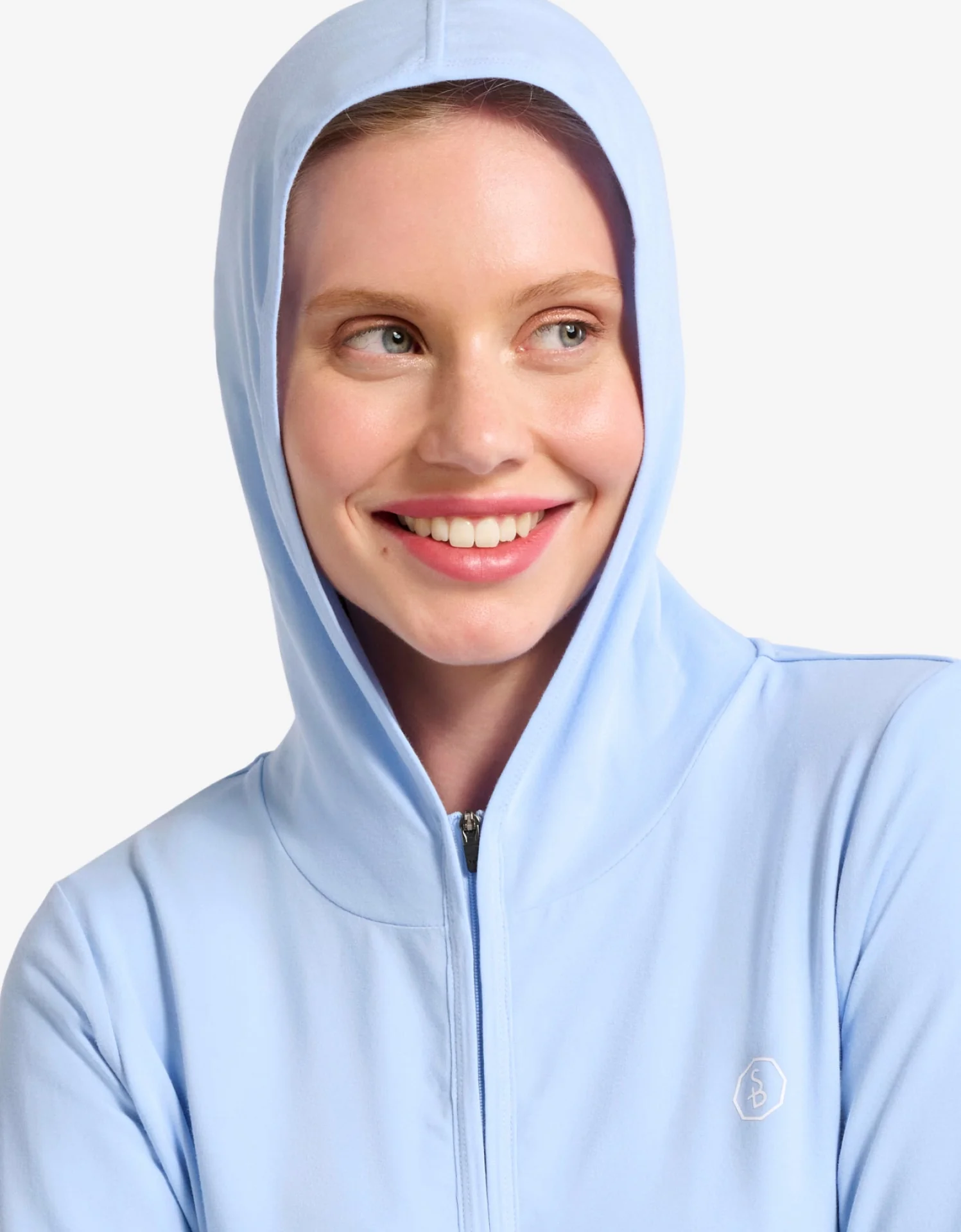 Luxe Hooded Full Zip Top UPF 50+ - Image 15