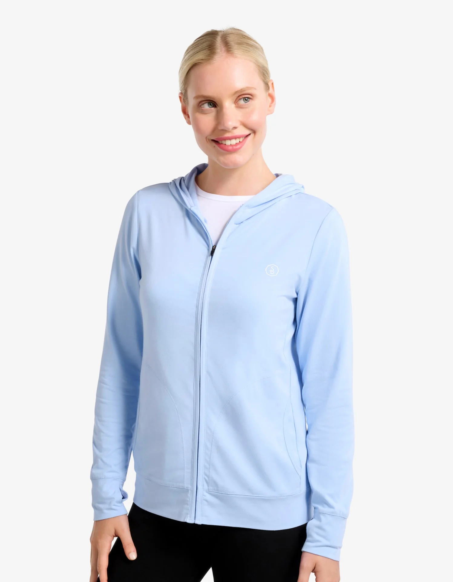 Luxe Hooded Full Zip Top UPF 50+ - Image 16