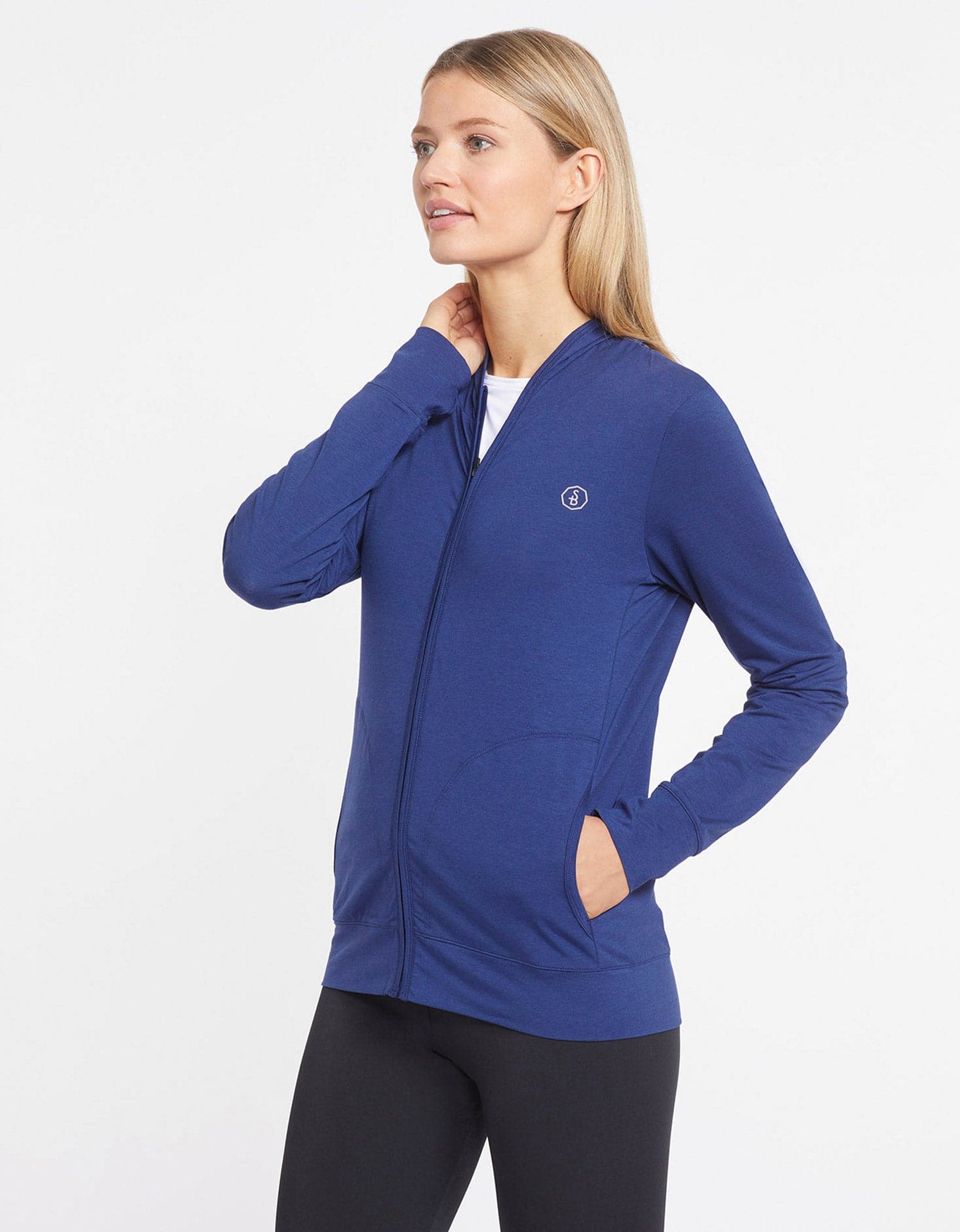 Luxe Hooded Full Zip Top UPF 50+ - Image 23