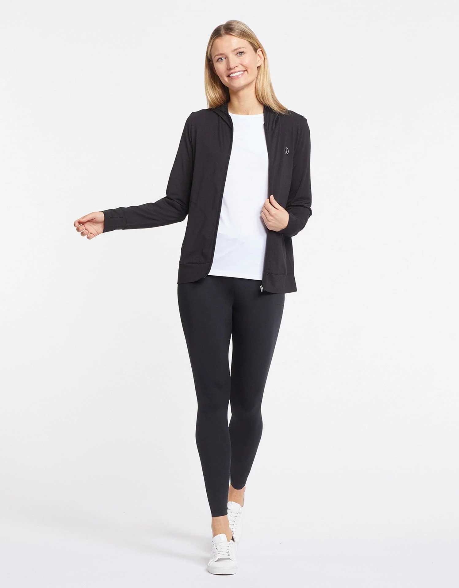 Luxe Hooded Full Zip Top UPF 50+ - Image 35