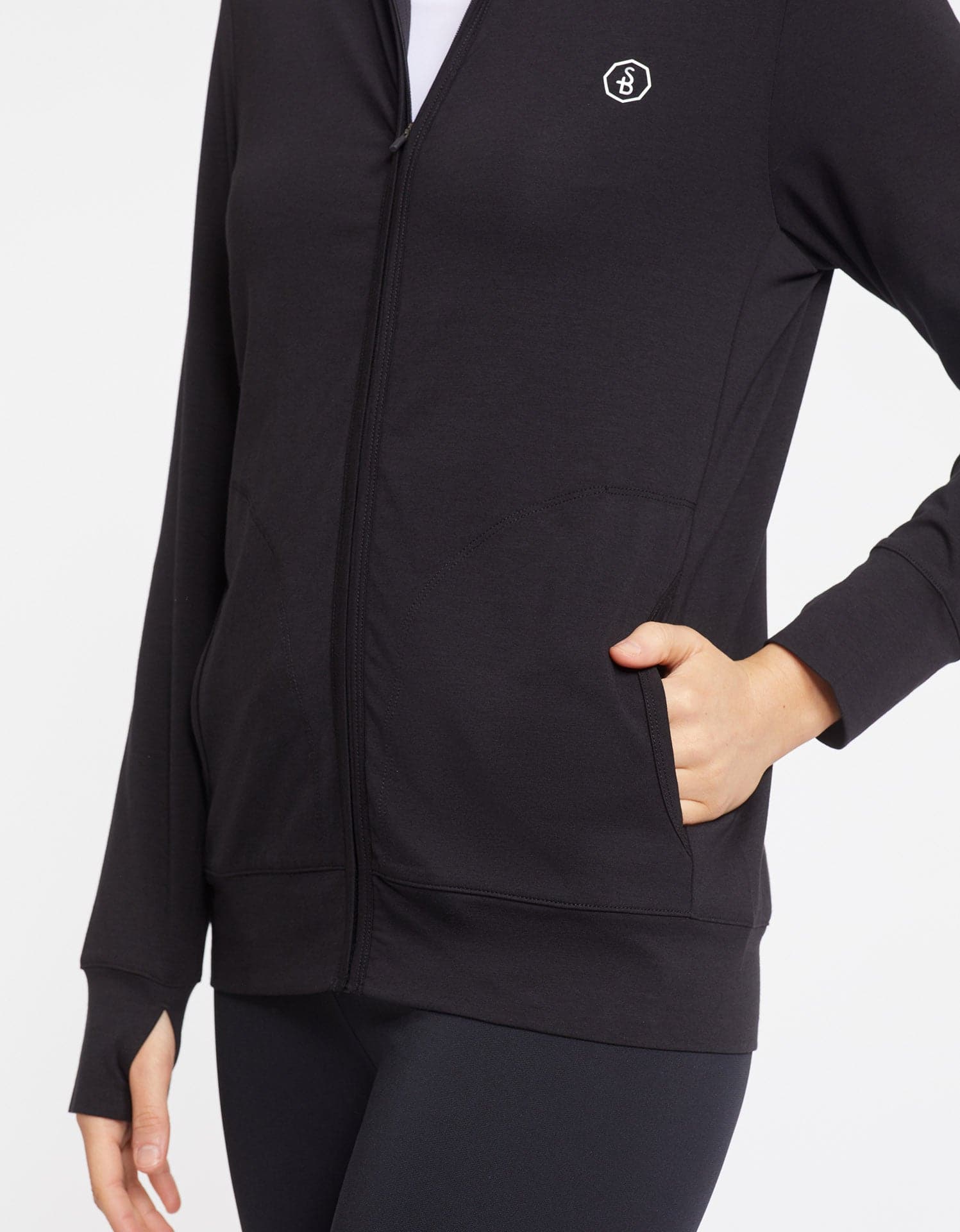 Luxe Hooded Full Zip Top UPF 50+ - Image 37