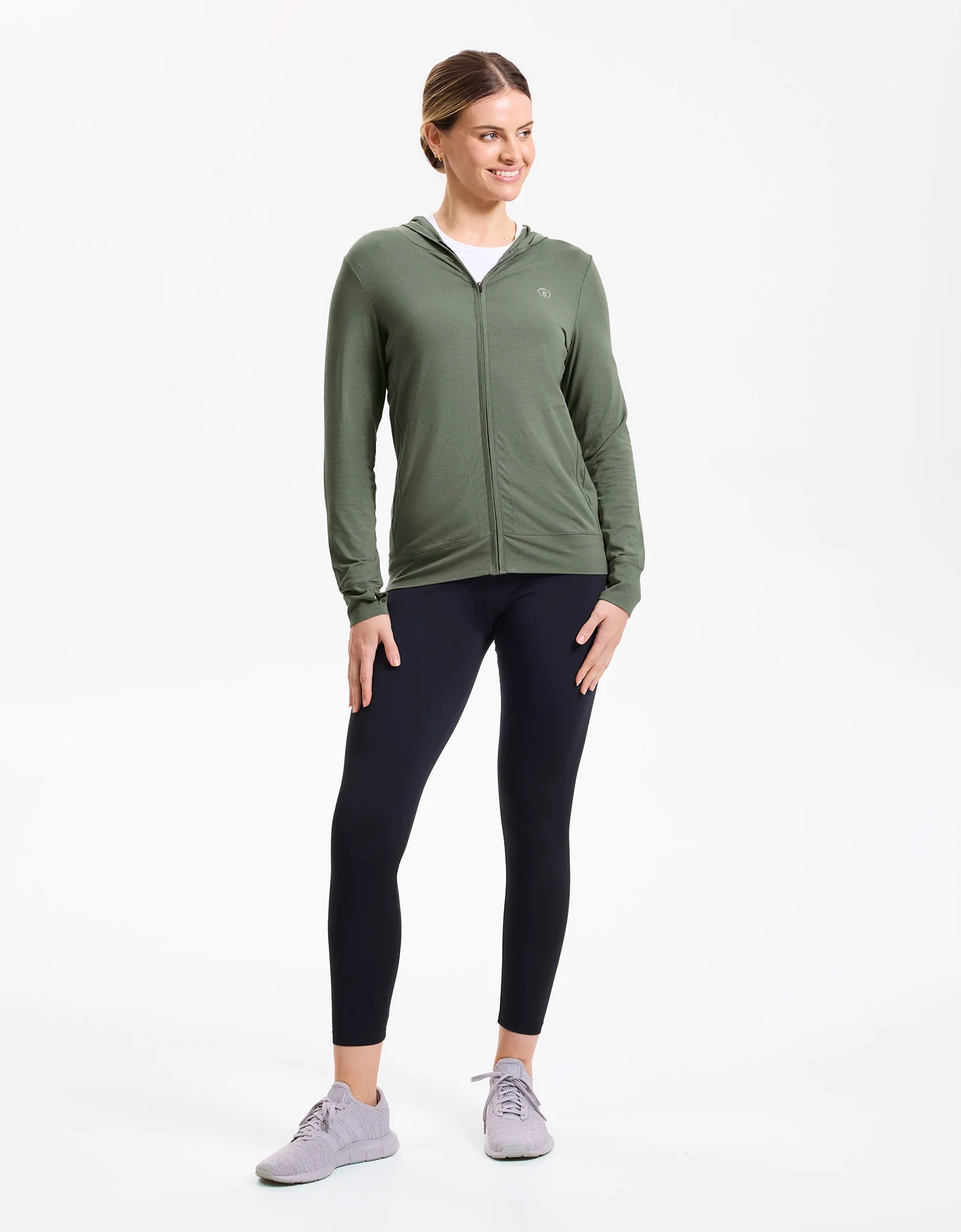 Luxe Hooded Full Zip Top UPF 50+ - Image 41