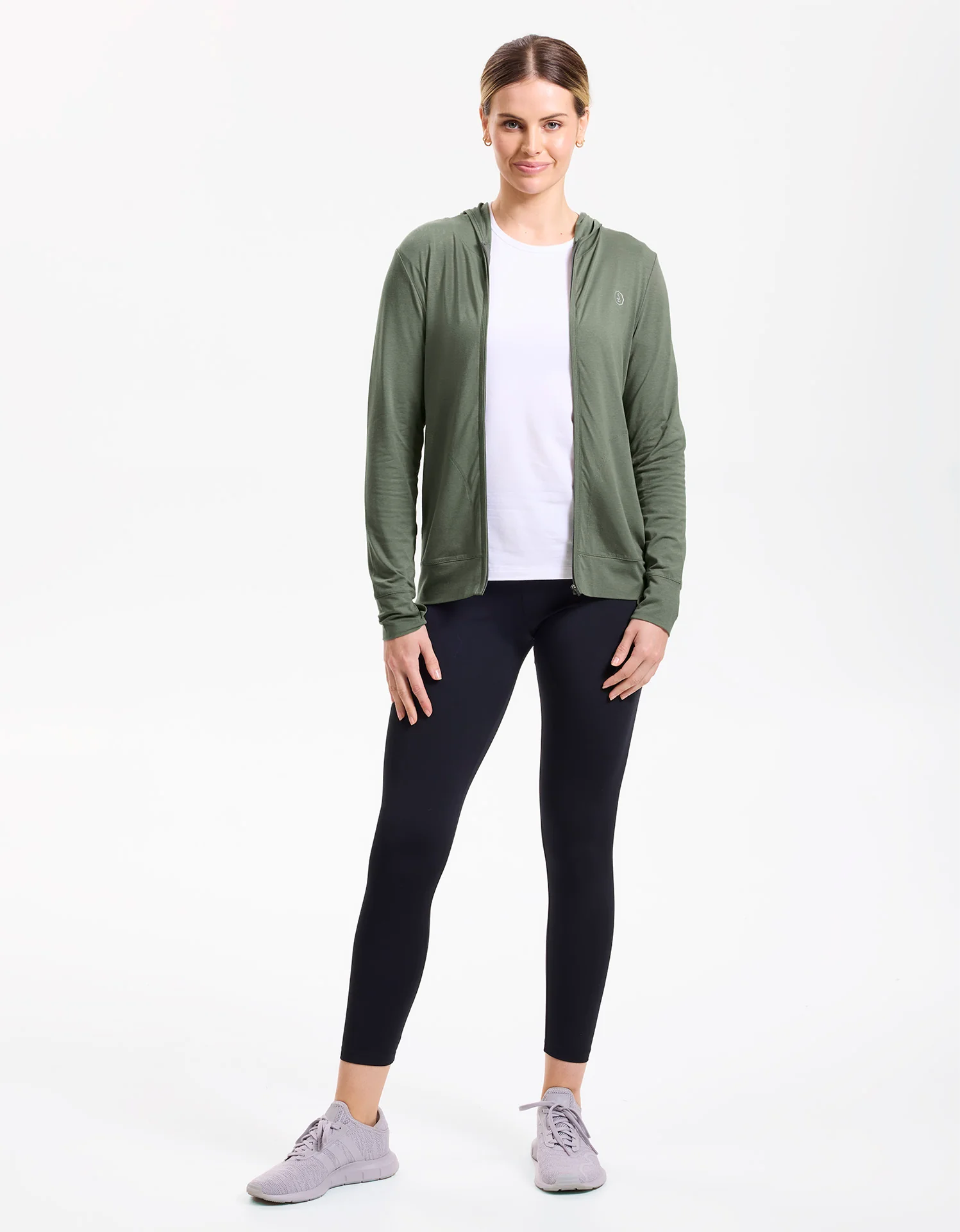 Luxe Hooded Full Zip Top UPF 50+ - Image 42