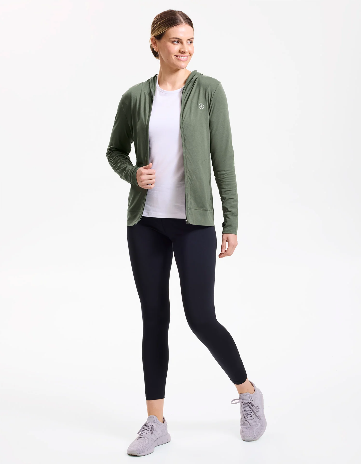 Luxe Hooded Full Zip Top UPF 50+ - Image 45