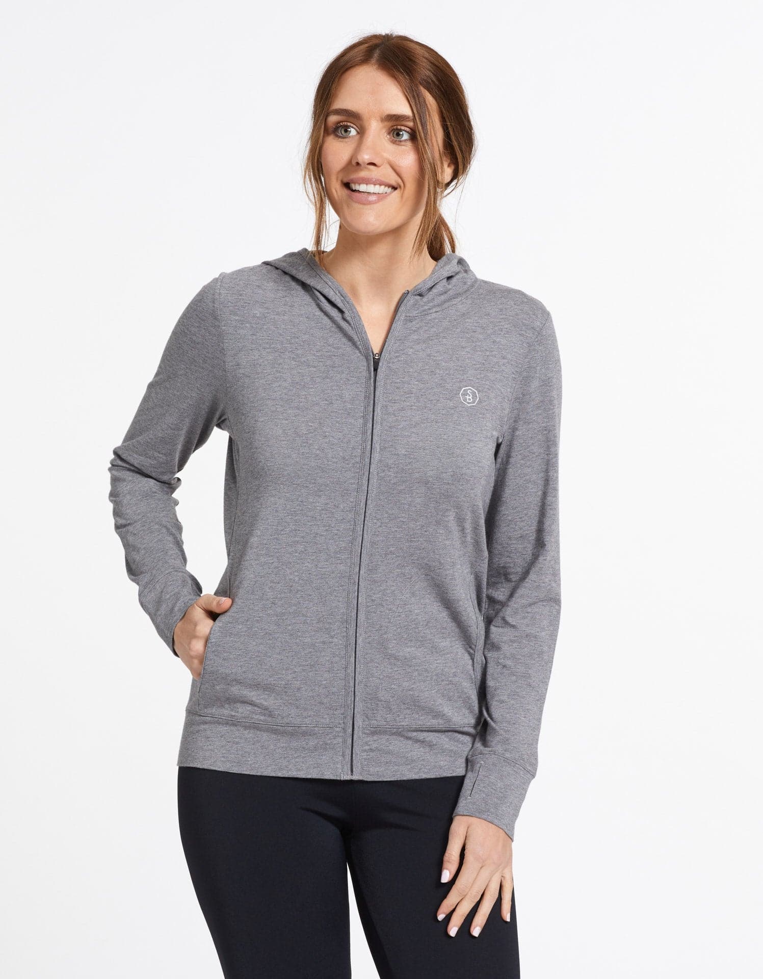Luxe Hooded Full Zip Top UPF 50+ - Image 46
