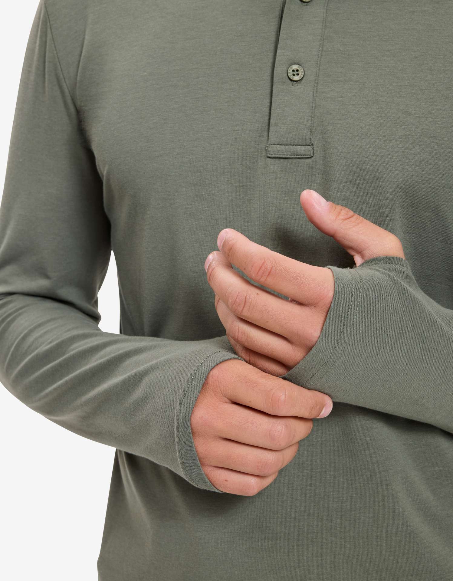 Long Sleeve Polo Shirt UPF 50+ - Image 22