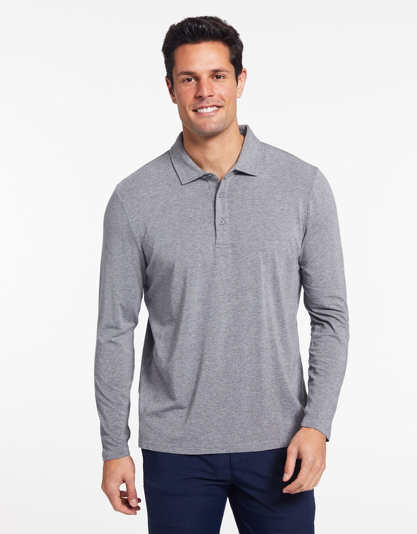Long Sleeve Polo Shirt UPF 50+ - Image 25