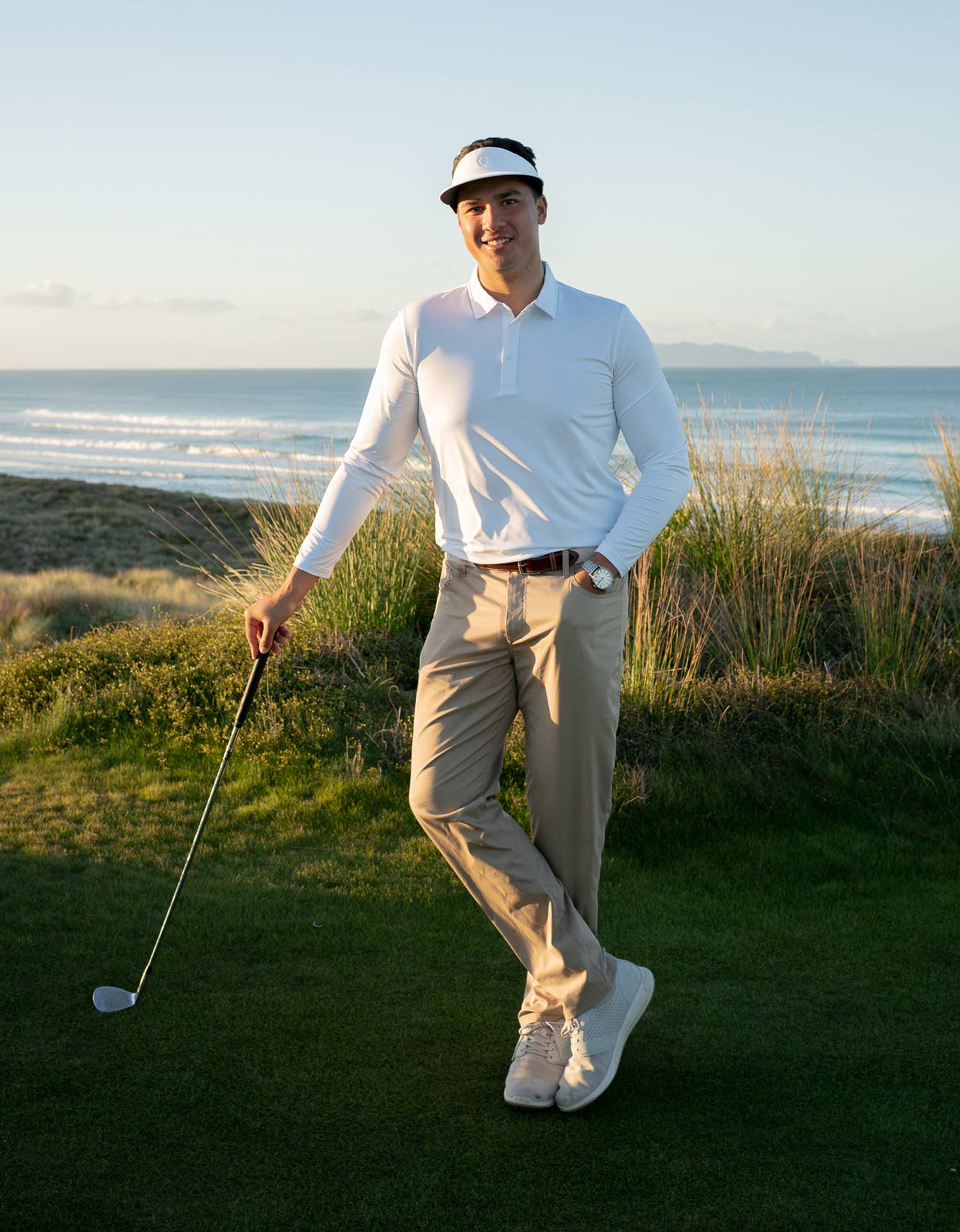 Long Sleeve Polo Shirt UPF 50+ - Image 36