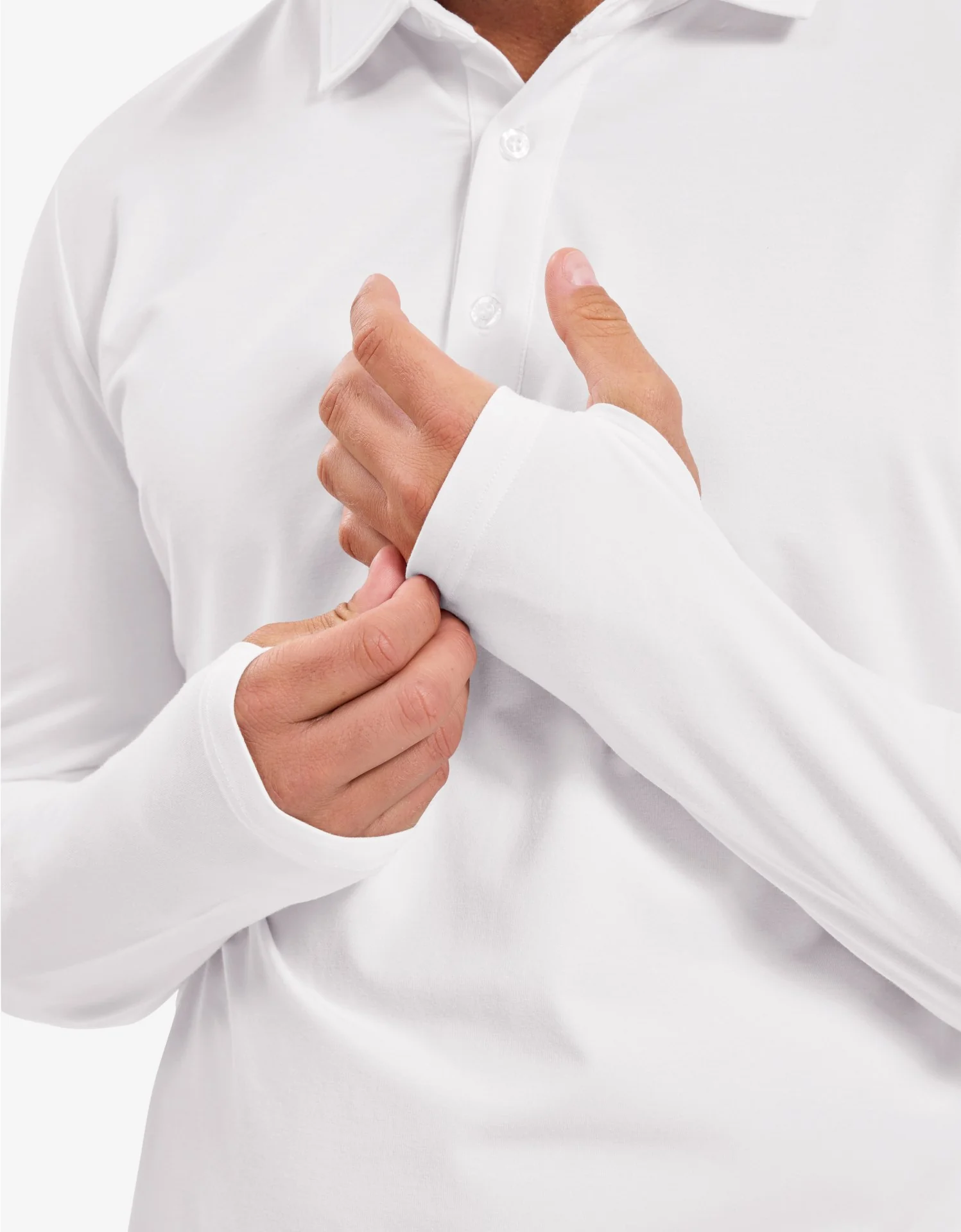 Long Sleeve Polo Shirt UPF 50+ - Image 39