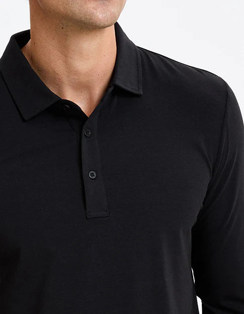 Long Sleeve Polo Shirt UPF 50+ - Image 43