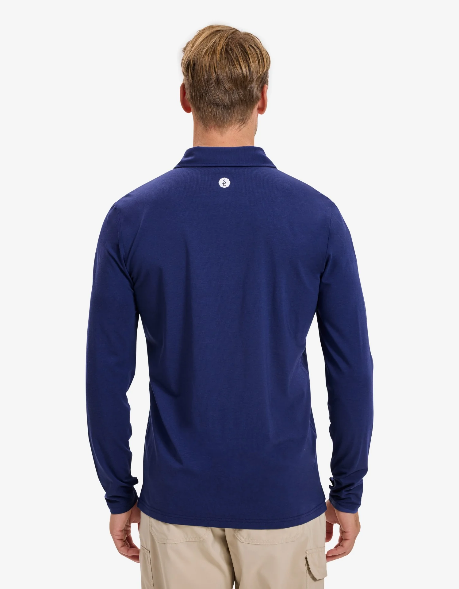Long Sleeve Polo Shirt UPF 50+ - Image 5