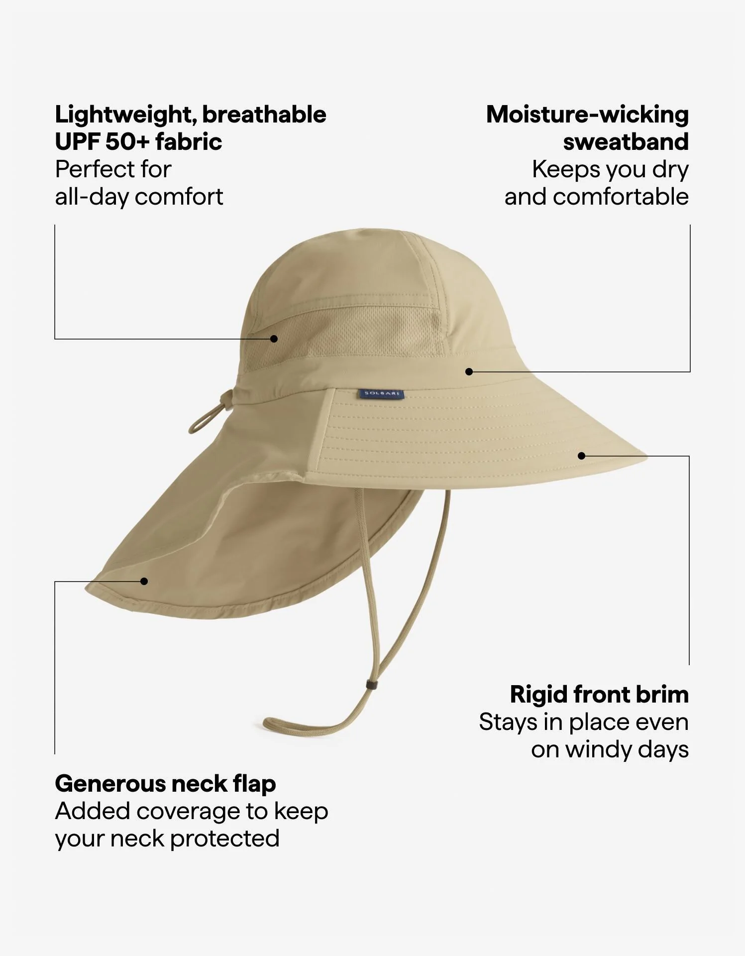 Trekker Sun Hat UPF 50+ - Image 9