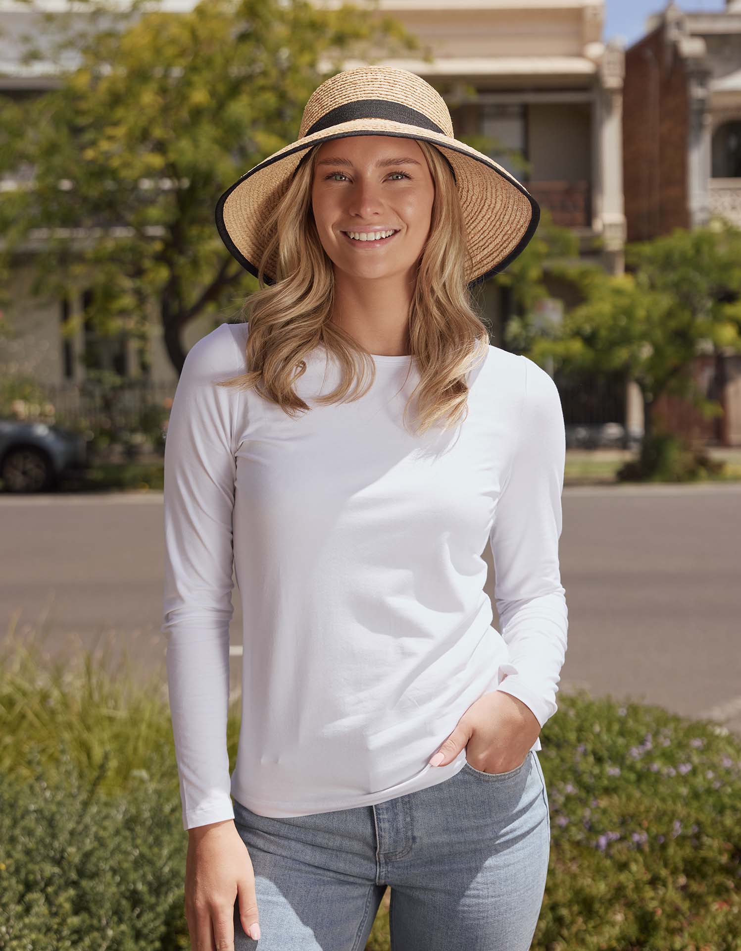 Provence Wide Brim Sun Hat UPF 50+ - Image 2