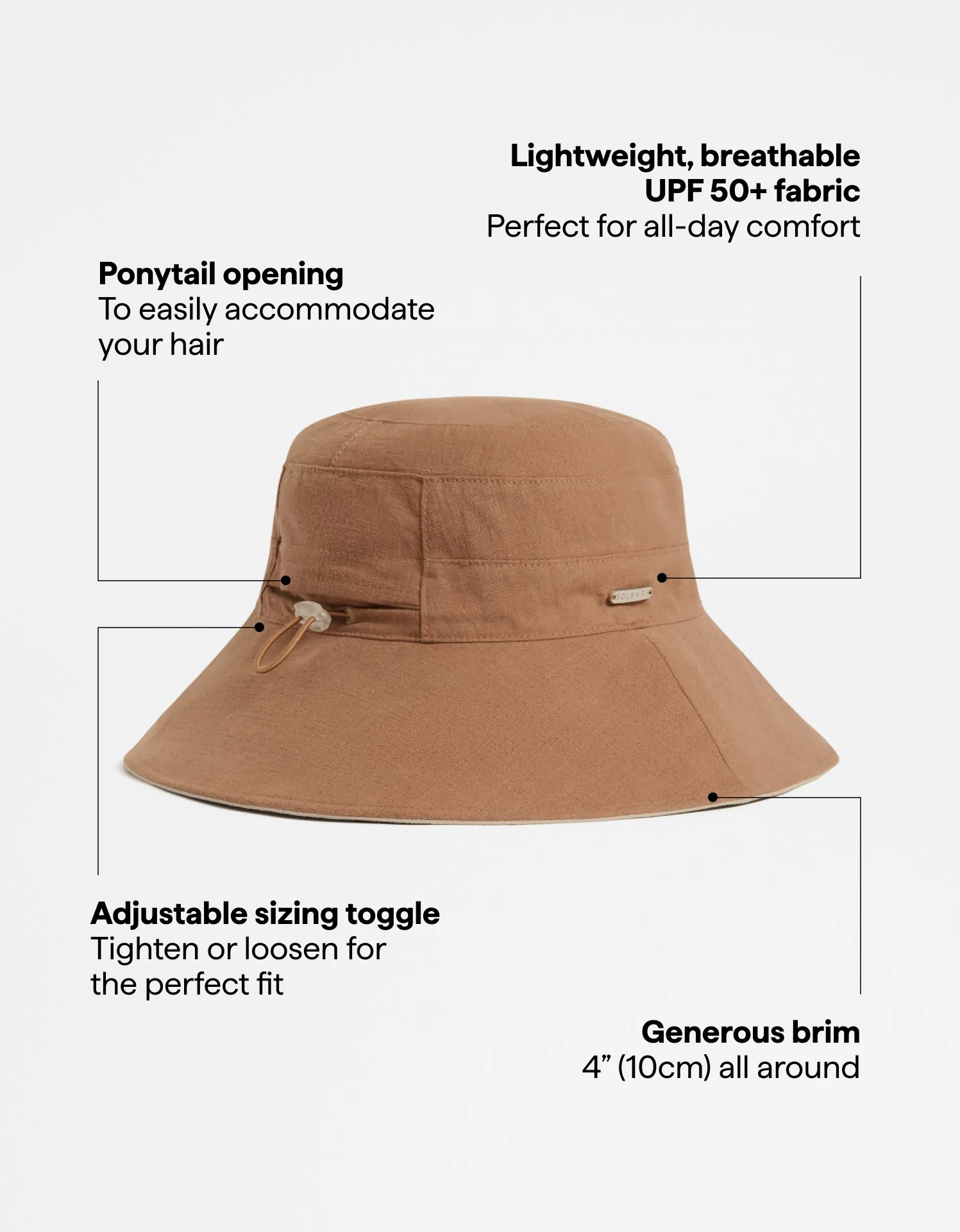 Resort Wide Brim Sun Hat UPF 50+ - Image 16