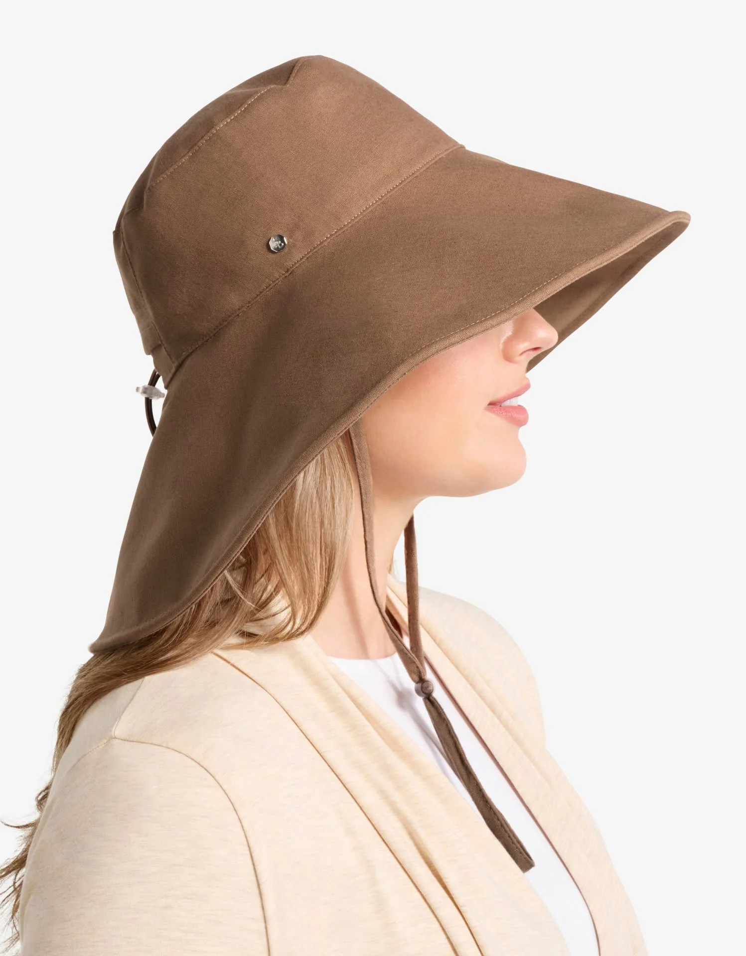 Ultra Wide Cotton Linen Hat UPF 50+ - Image 21