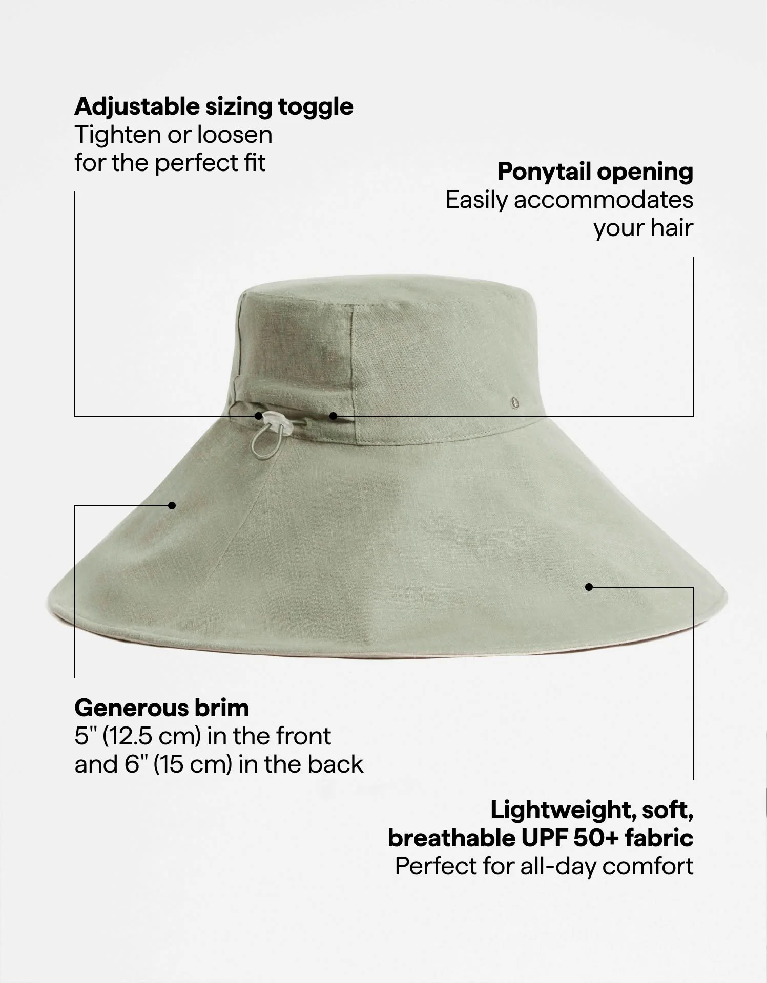 Ultra Wide Cotton Linen Hat UPF 50+ - Image 25