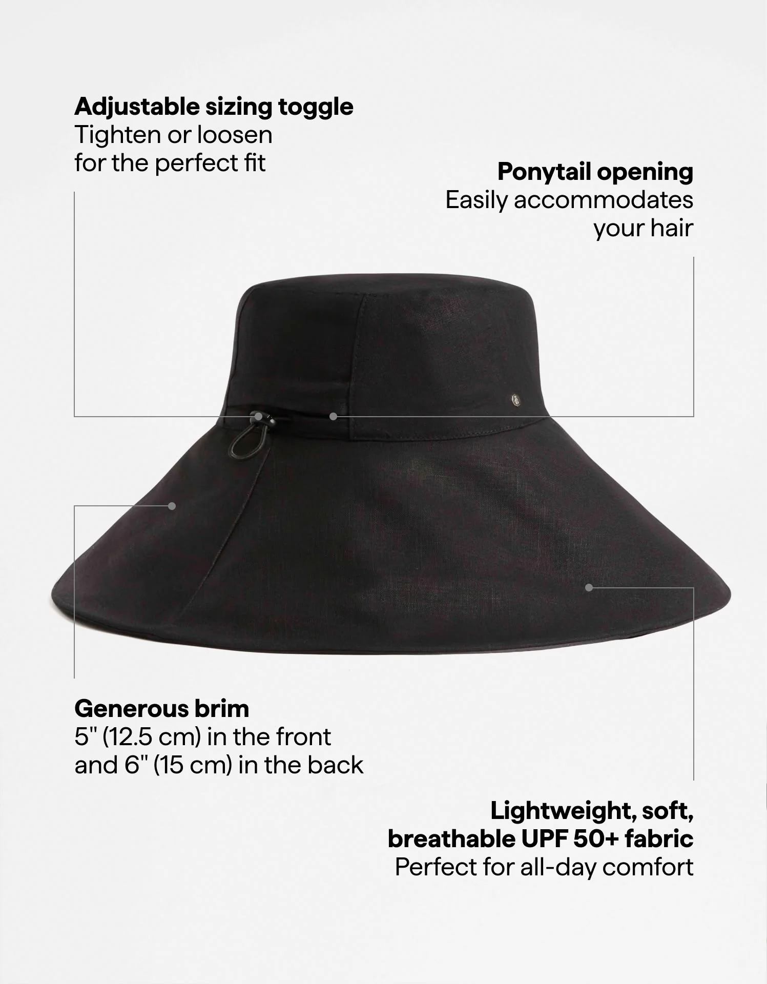 Ultra Wide Cotton Linen Hat UPF 50+ - Image 33