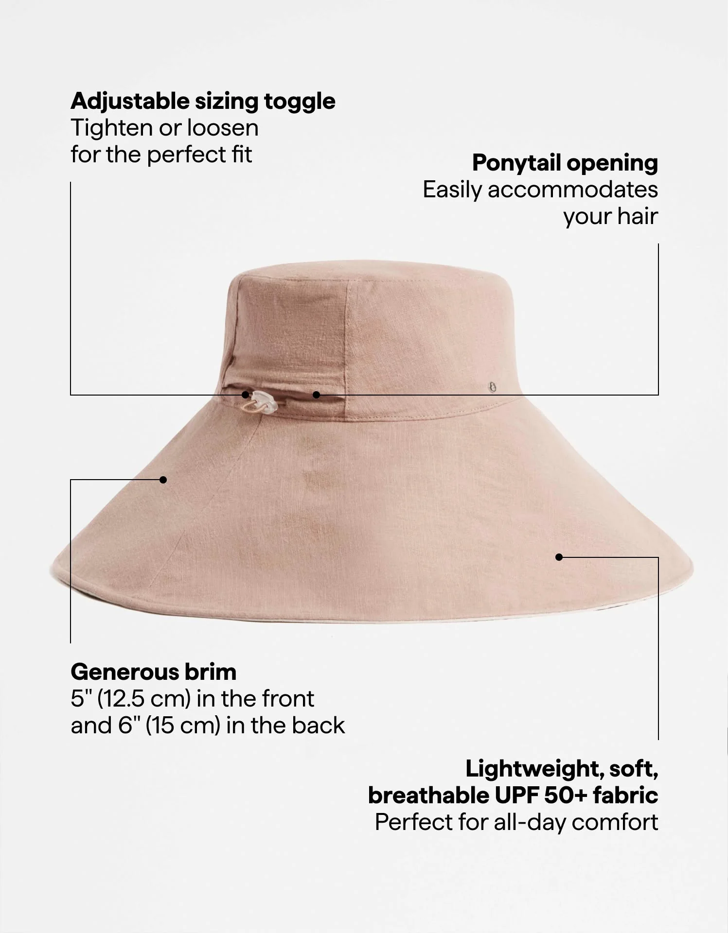 Ultra Wide Cotton Linen Hat UPF 50+ - Image 40