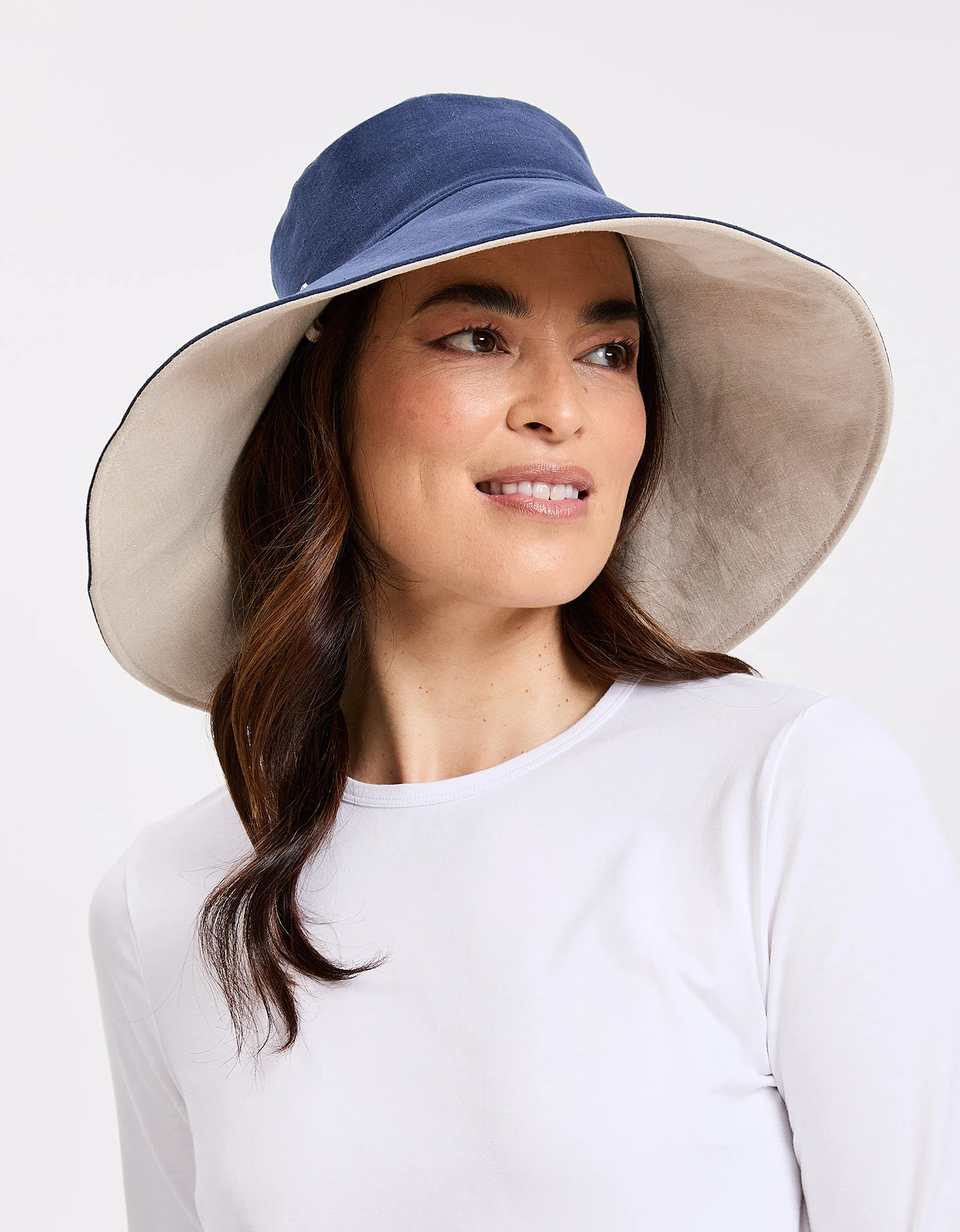 Ultra Wide Cotton Linen Hat UPF 50+ - Image 45