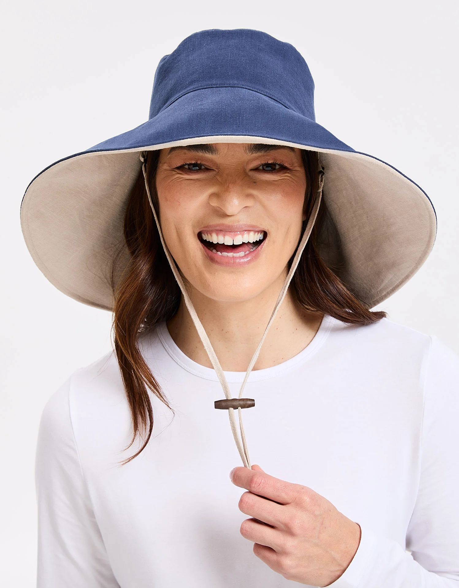 Ultra Wide Cotton Linen Hat UPF 50+ - Image 46