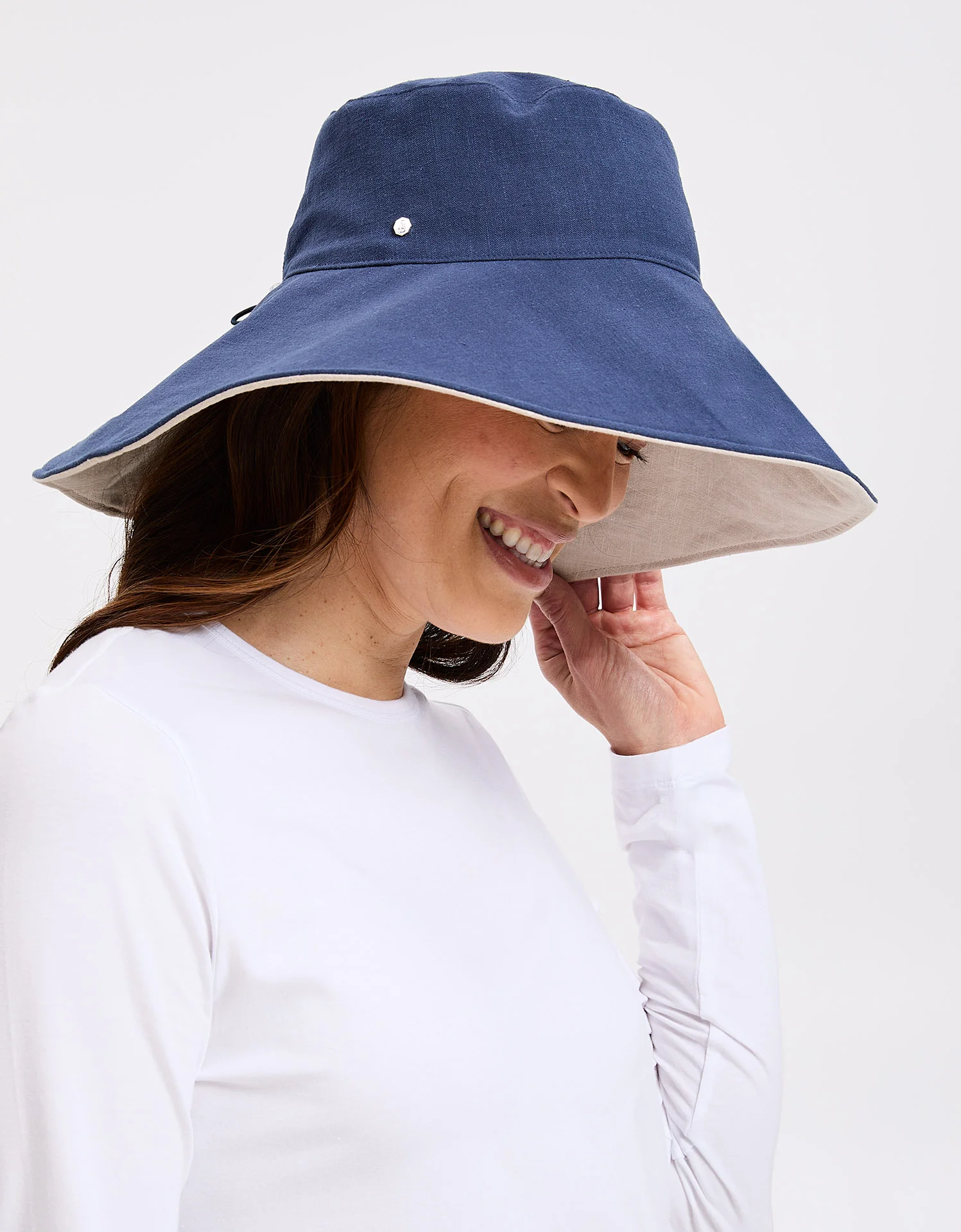 Ultra Wide Cotton Linen Hat UPF 50+ - Image 48