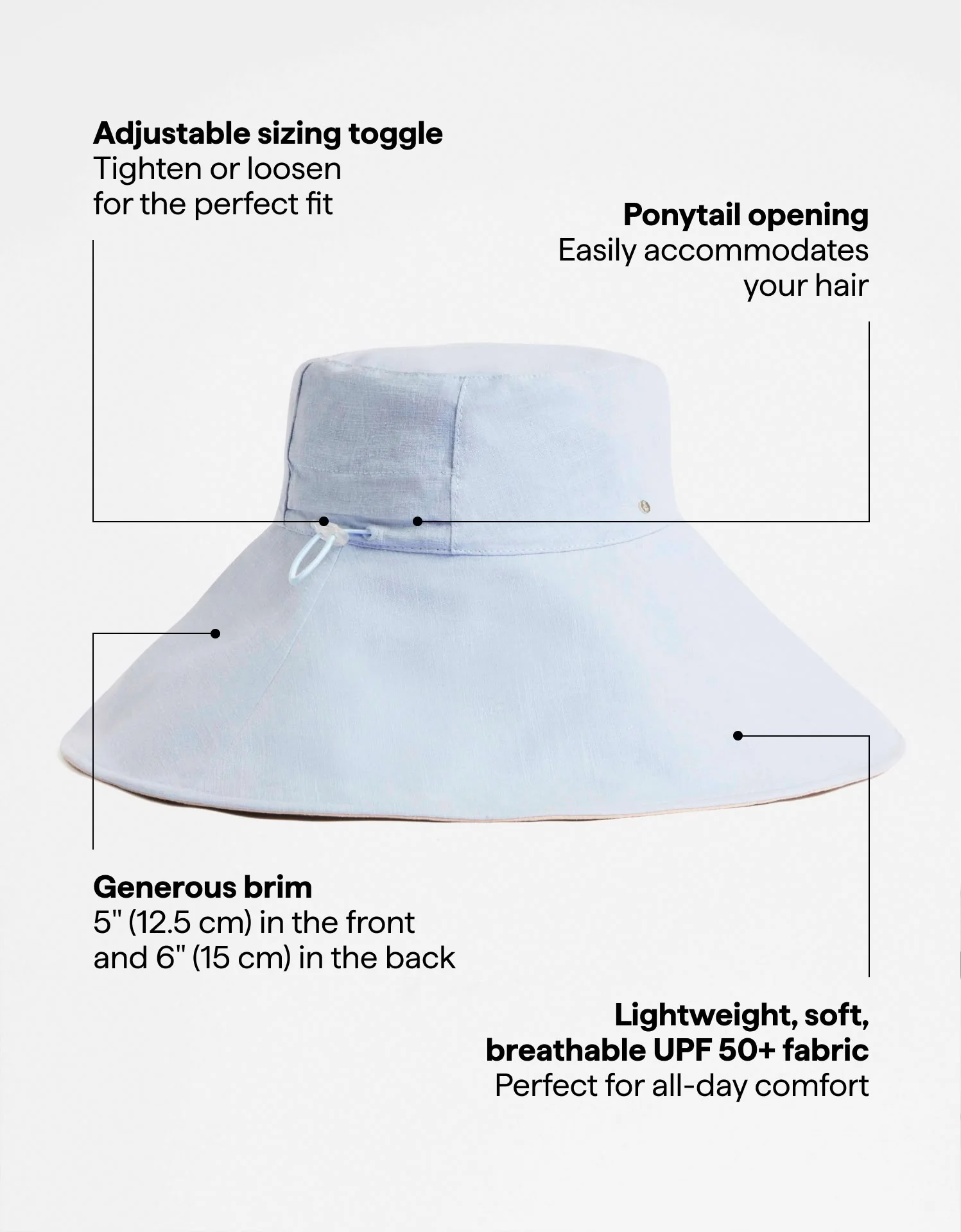 Ultra Wide Cotton Linen Hat UPF 50+ - Image 54