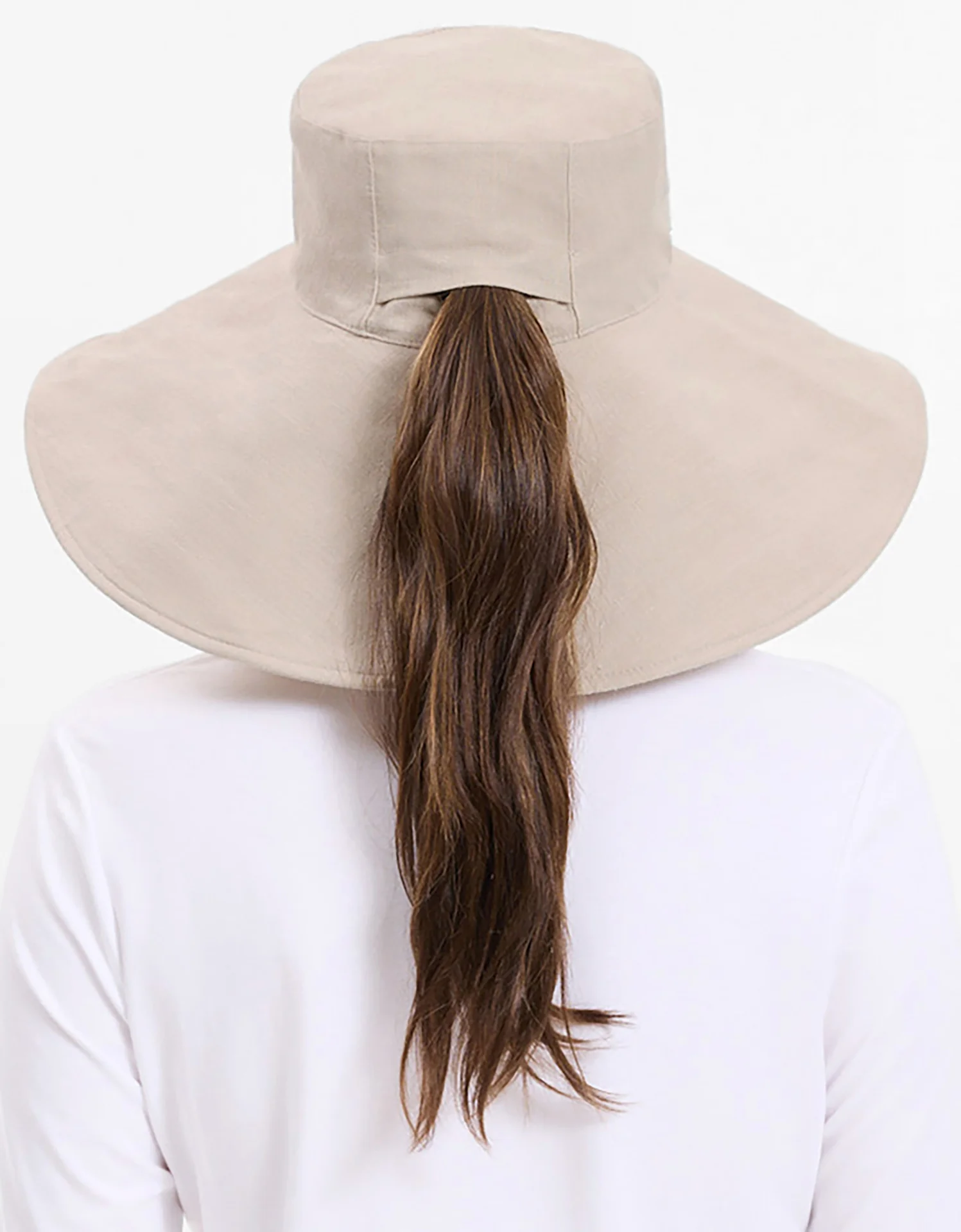 Ultra Wide Cotton Linen Hat UPF 50+ - Image 7