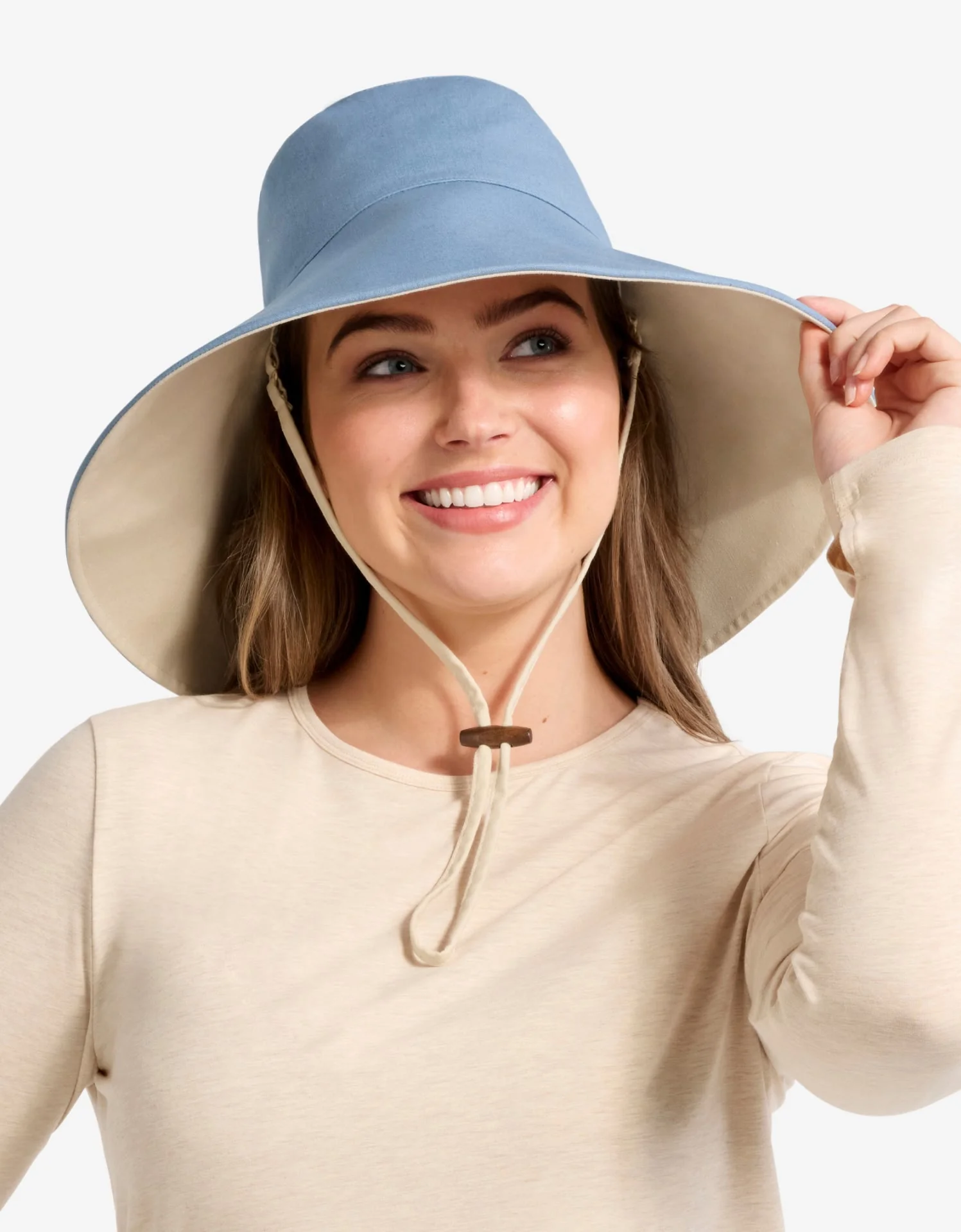 Ultra Wide Cotton Linen Hat UPF 50+ - Image 8