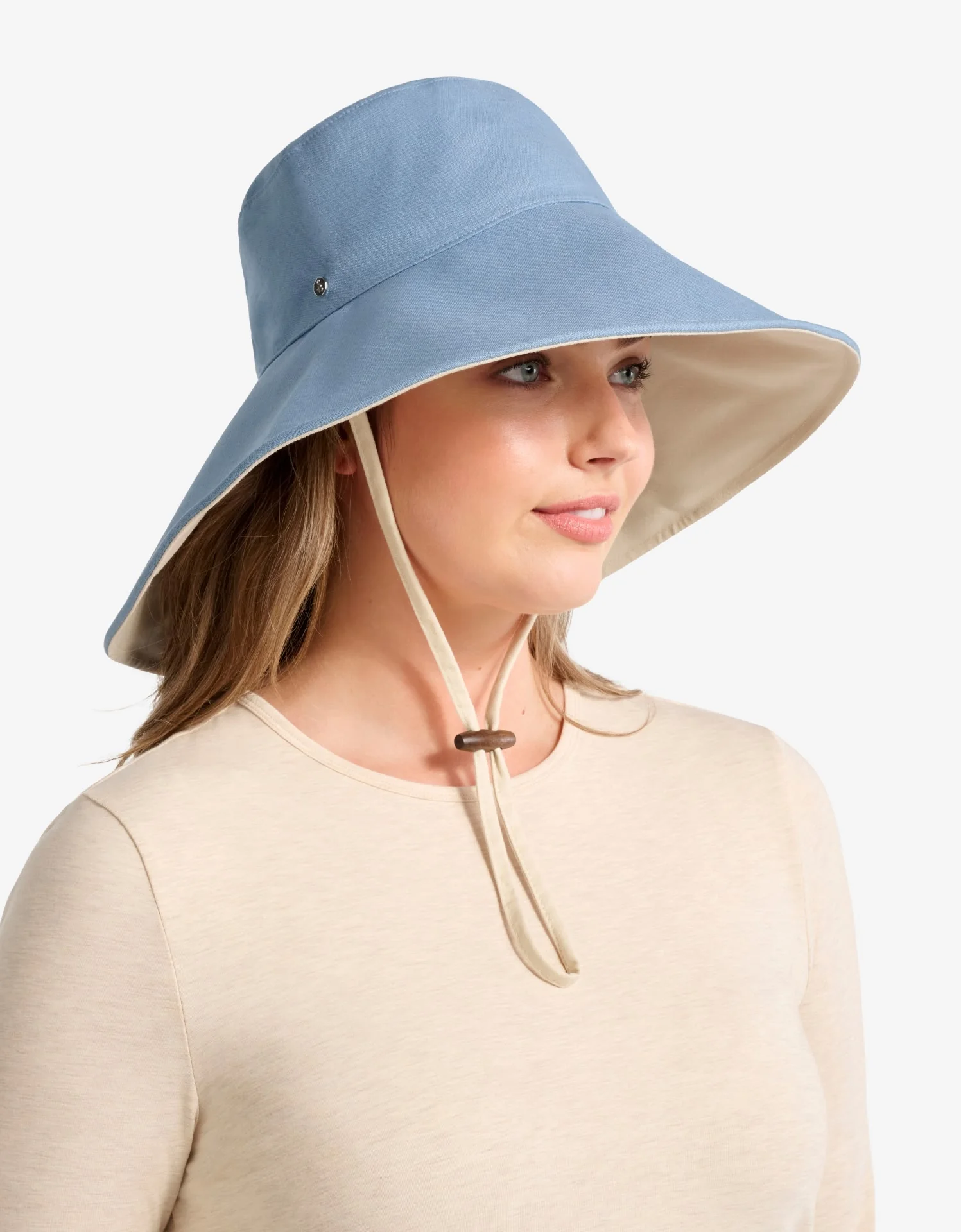 Ultra Wide Cotton Linen Hat UPF 50+ - Image 9