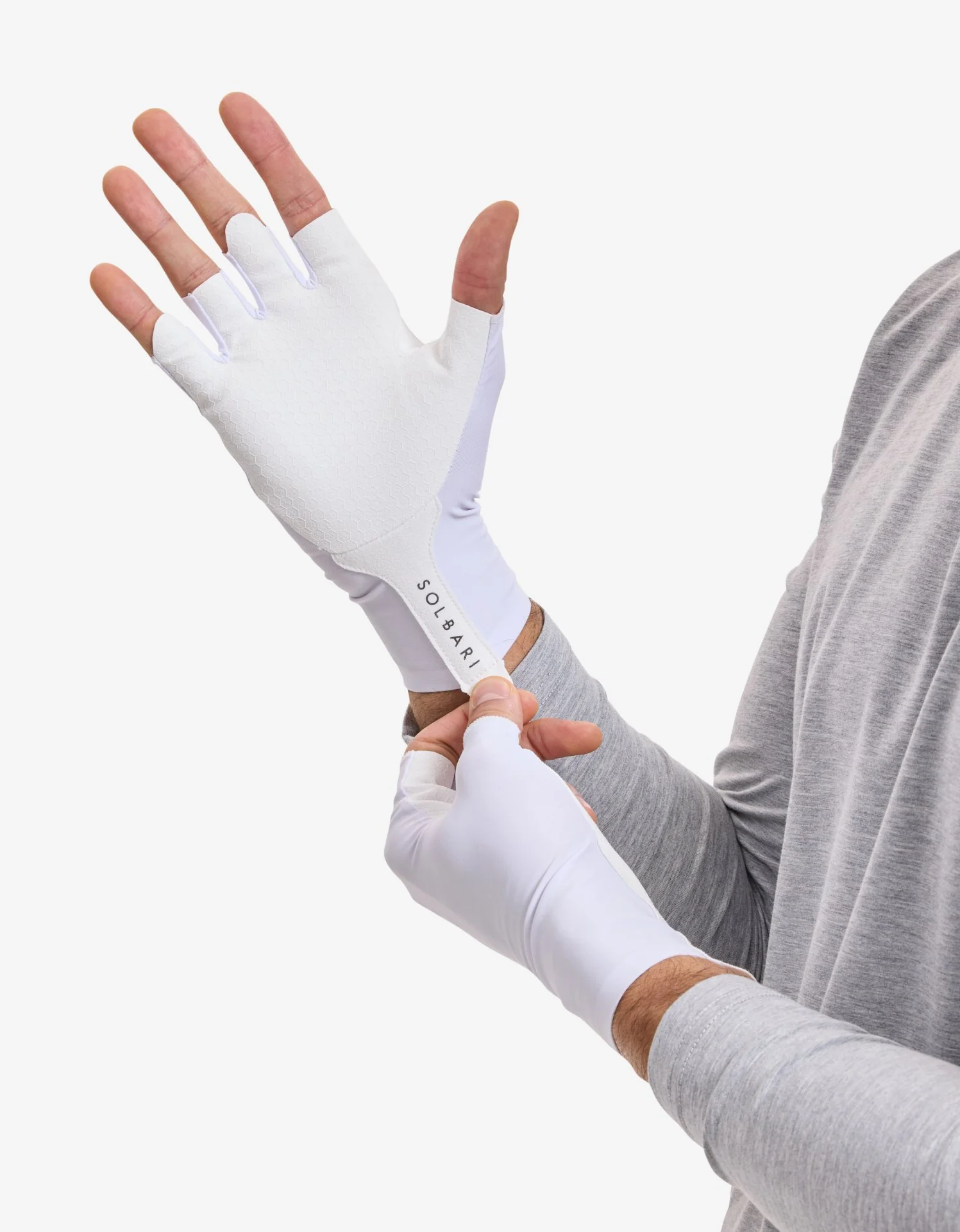 UV Fingerless Sun Gloves UPF 50+ - Image 6