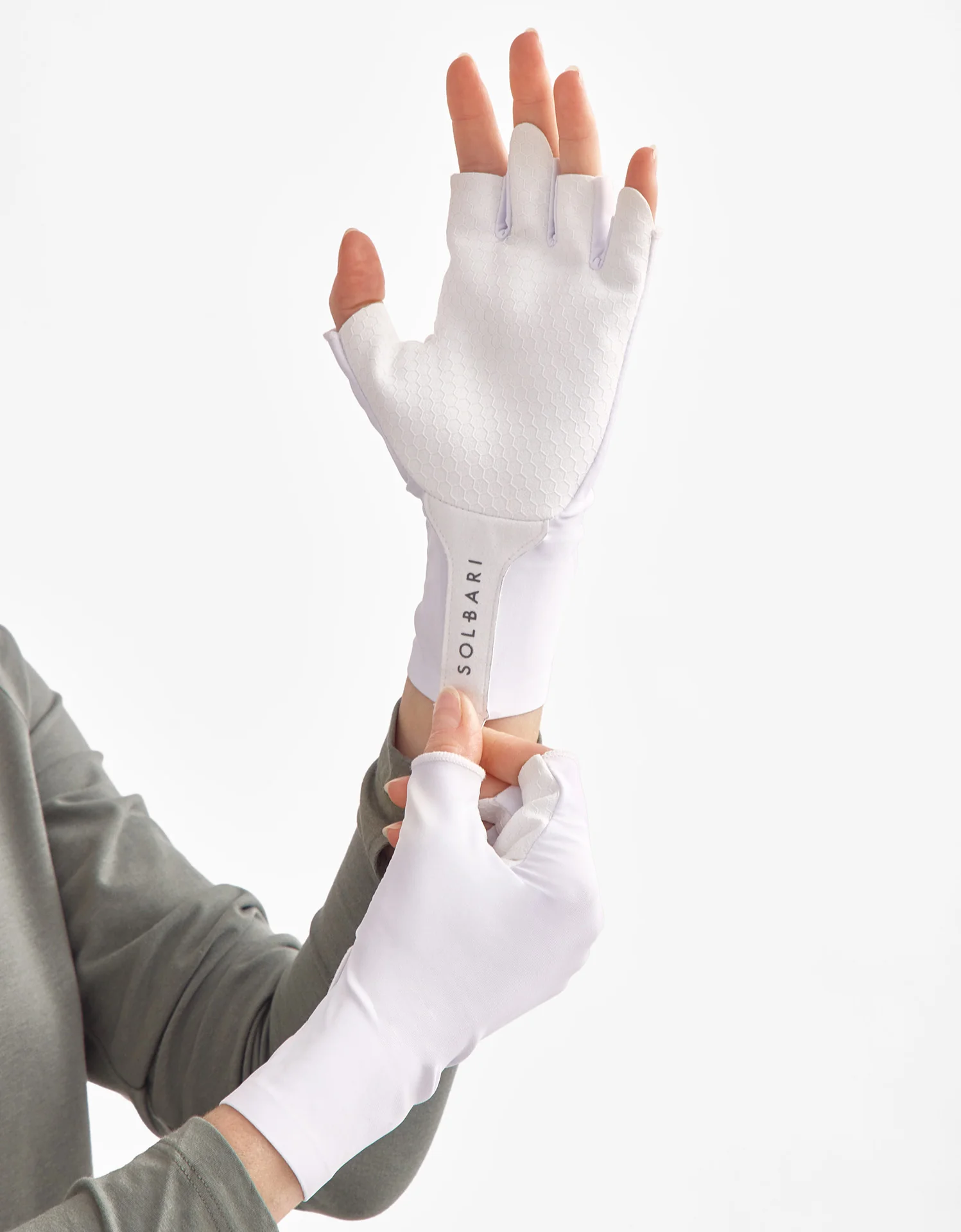 UV Fingerless Sun Gloves UPF 50+ - Image 7