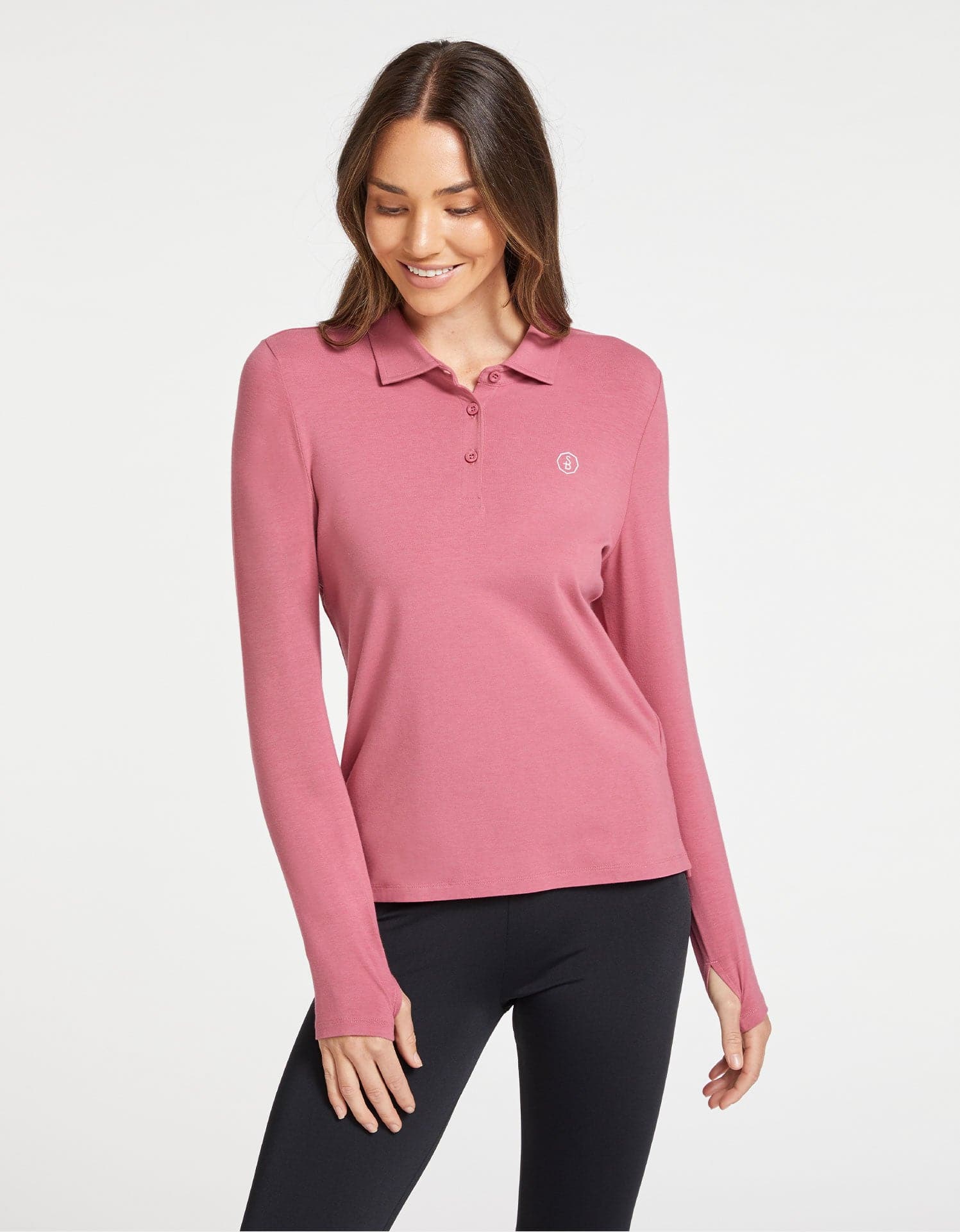 Long Sleeve Polo Shirt UPF 50+ - Image 14