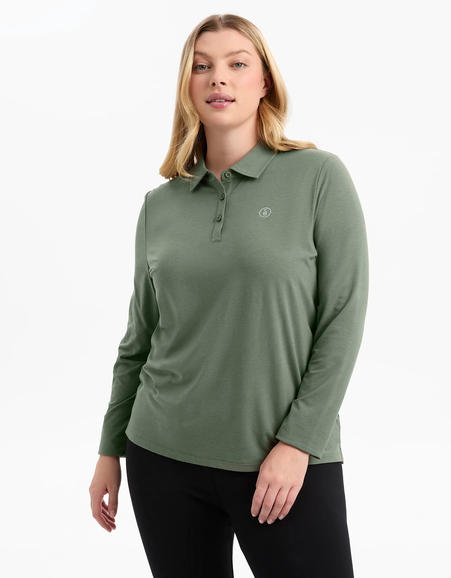 Long Sleeve Polo Shirt UPF 50+ - Image 19