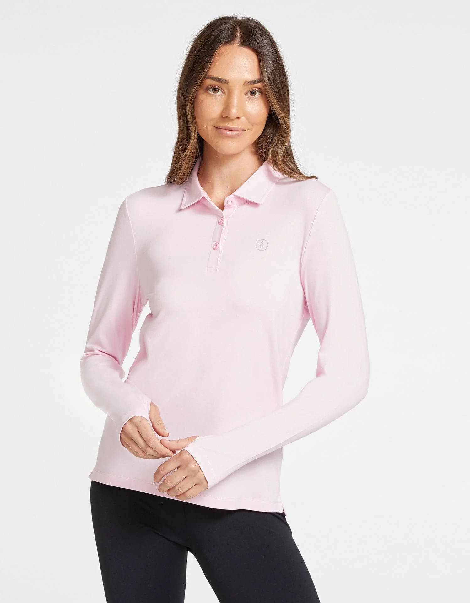 Long Sleeve Polo Shirt UPF 50+ - Image 20