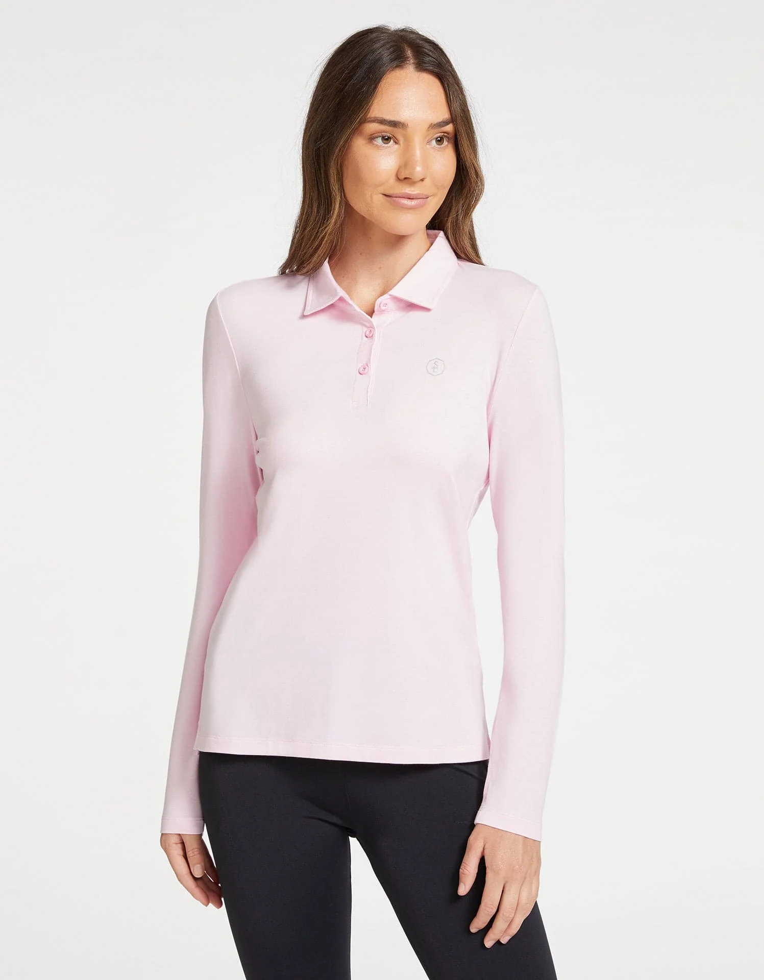 Long Sleeve Polo Shirt UPF 50+ - Image 21