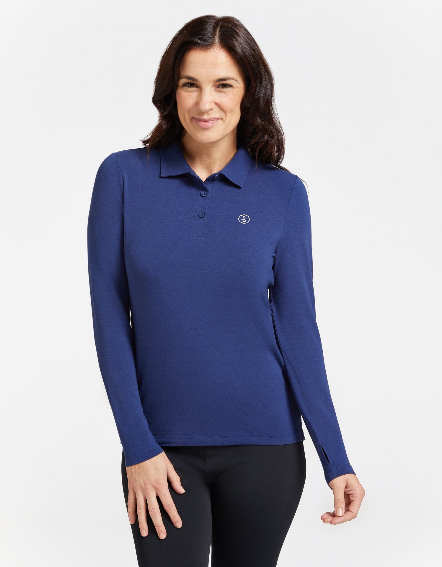 Long Sleeve Polo Shirt UPF 50+ - Image 25