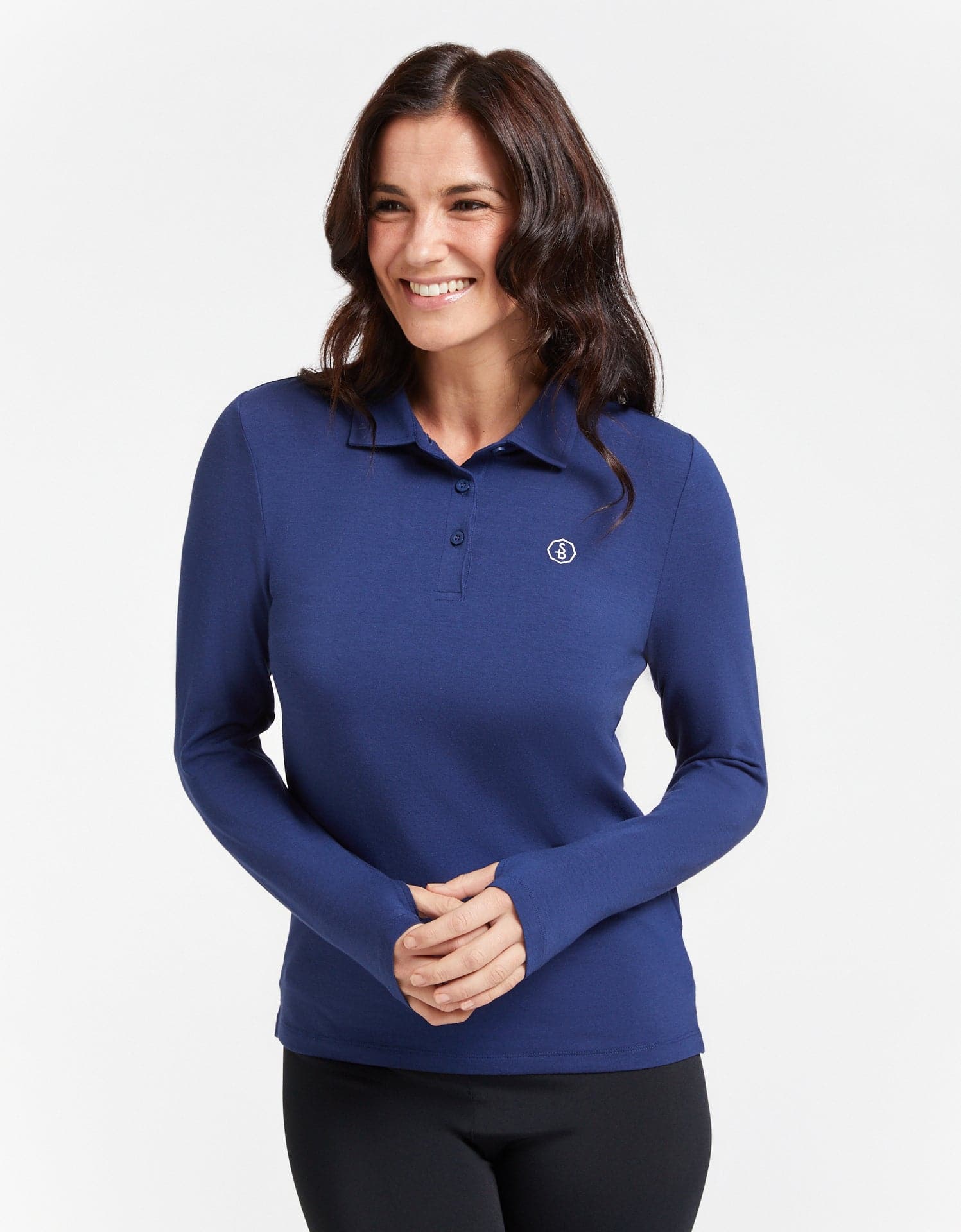 Long Sleeve Polo Shirt UPF 50+ - Image 26