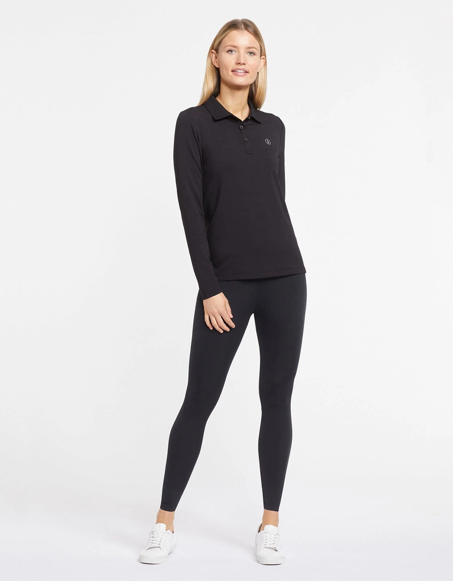 Long Sleeve Polo Shirt UPF 50+ - Image 36