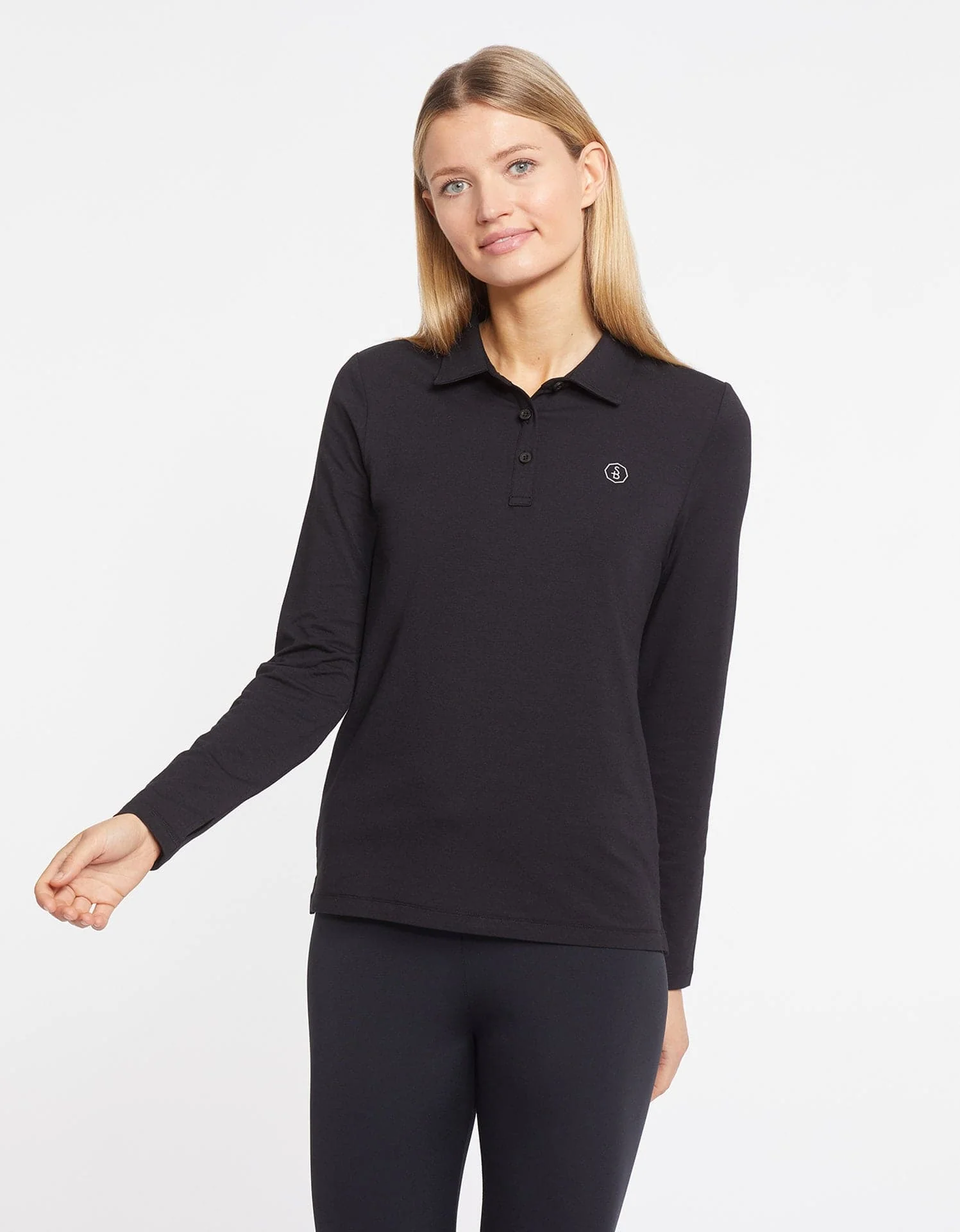 Long Sleeve Polo Shirt UPF 50+ - Image 37
