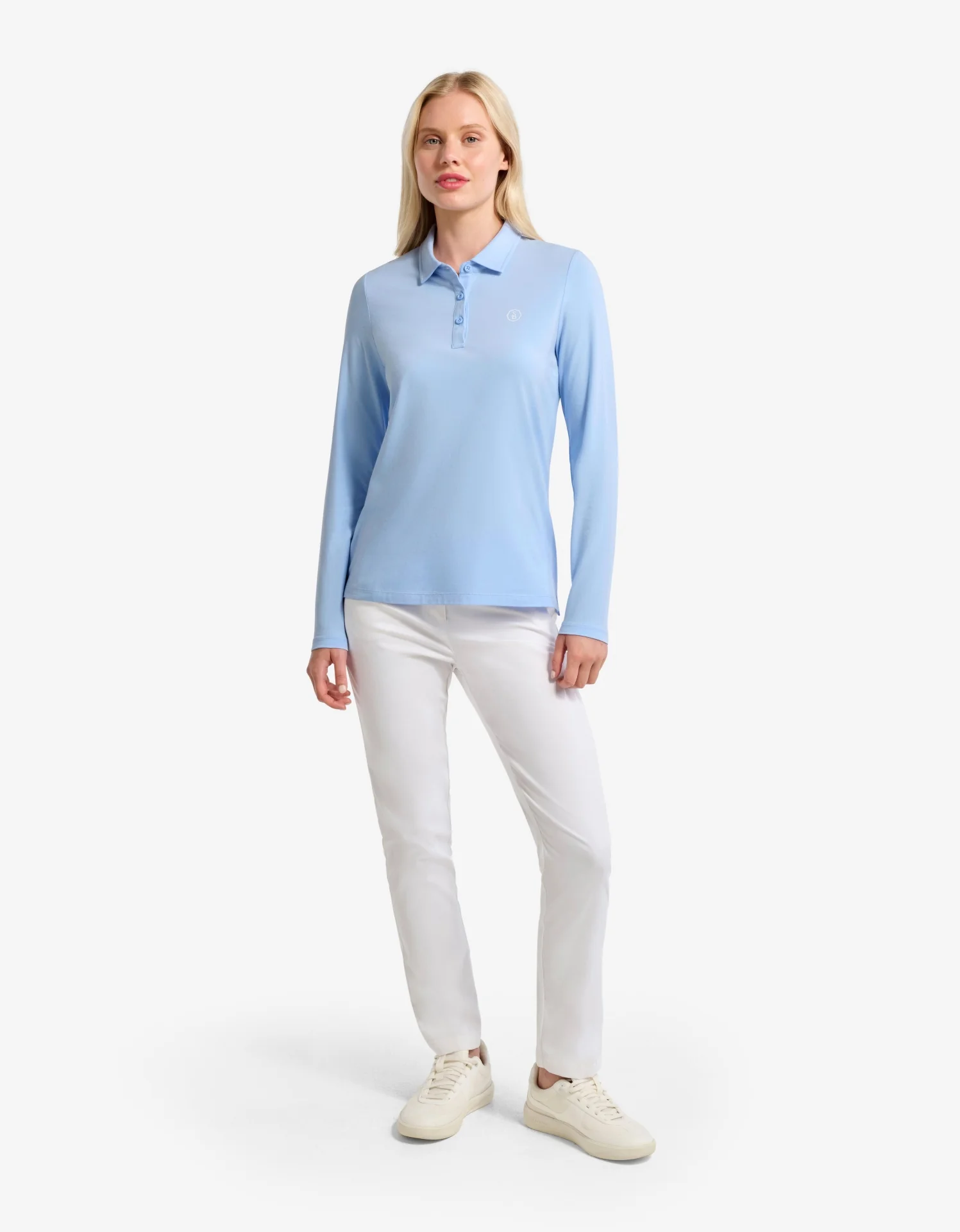 Long Sleeve Polo Shirt UPF 50+ - Image 7