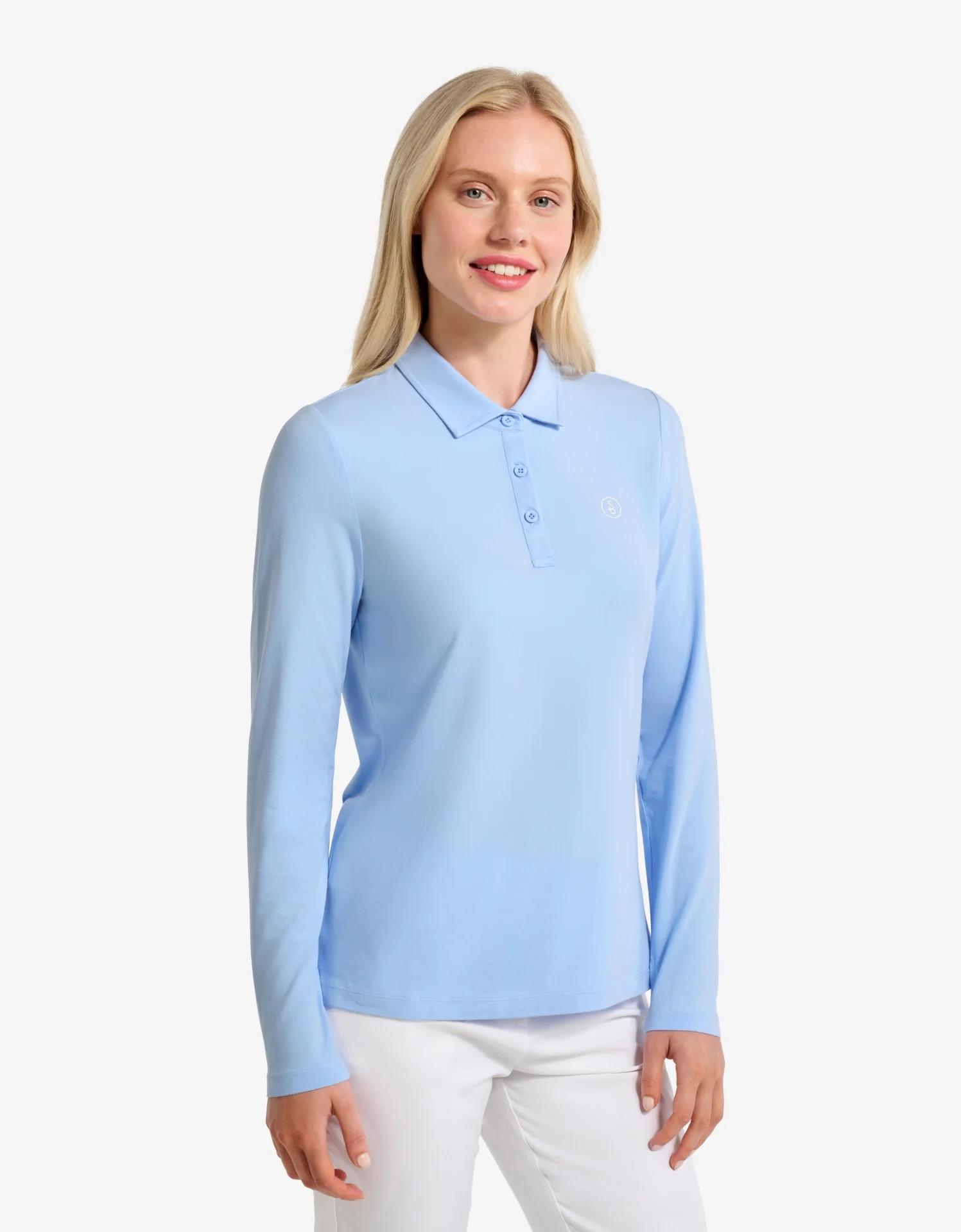 Long Sleeve Polo Shirt UPF 50+ - Image 9