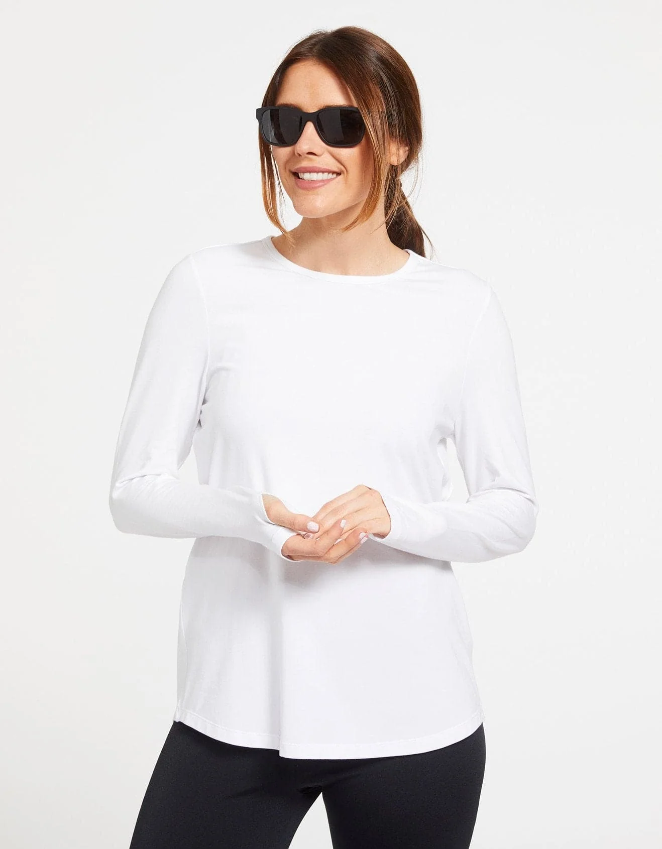 Loose Fit Long Sleeve Swing Top UPF 50+ - Image 37