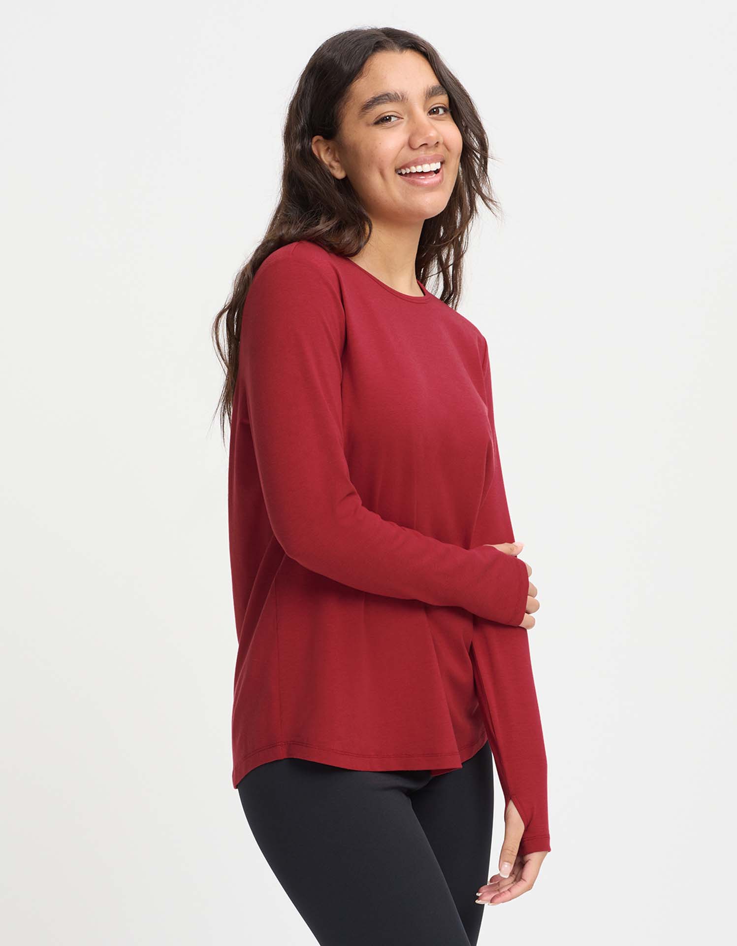 Loose Fit Long Sleeve Swing Top UPF 50+ - Image 39