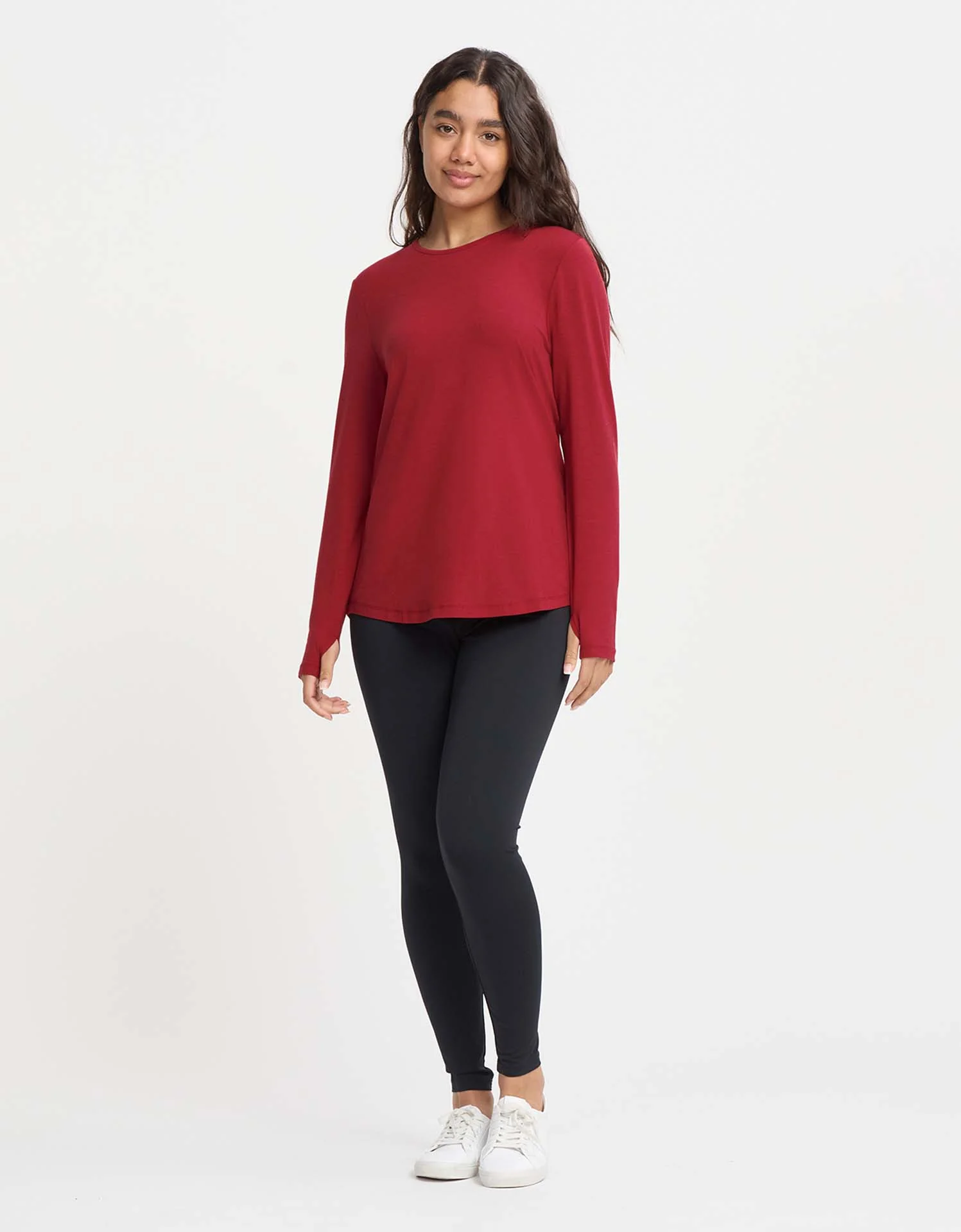 Loose Fit Long Sleeve Swing Top UPF 50+ - Image 40