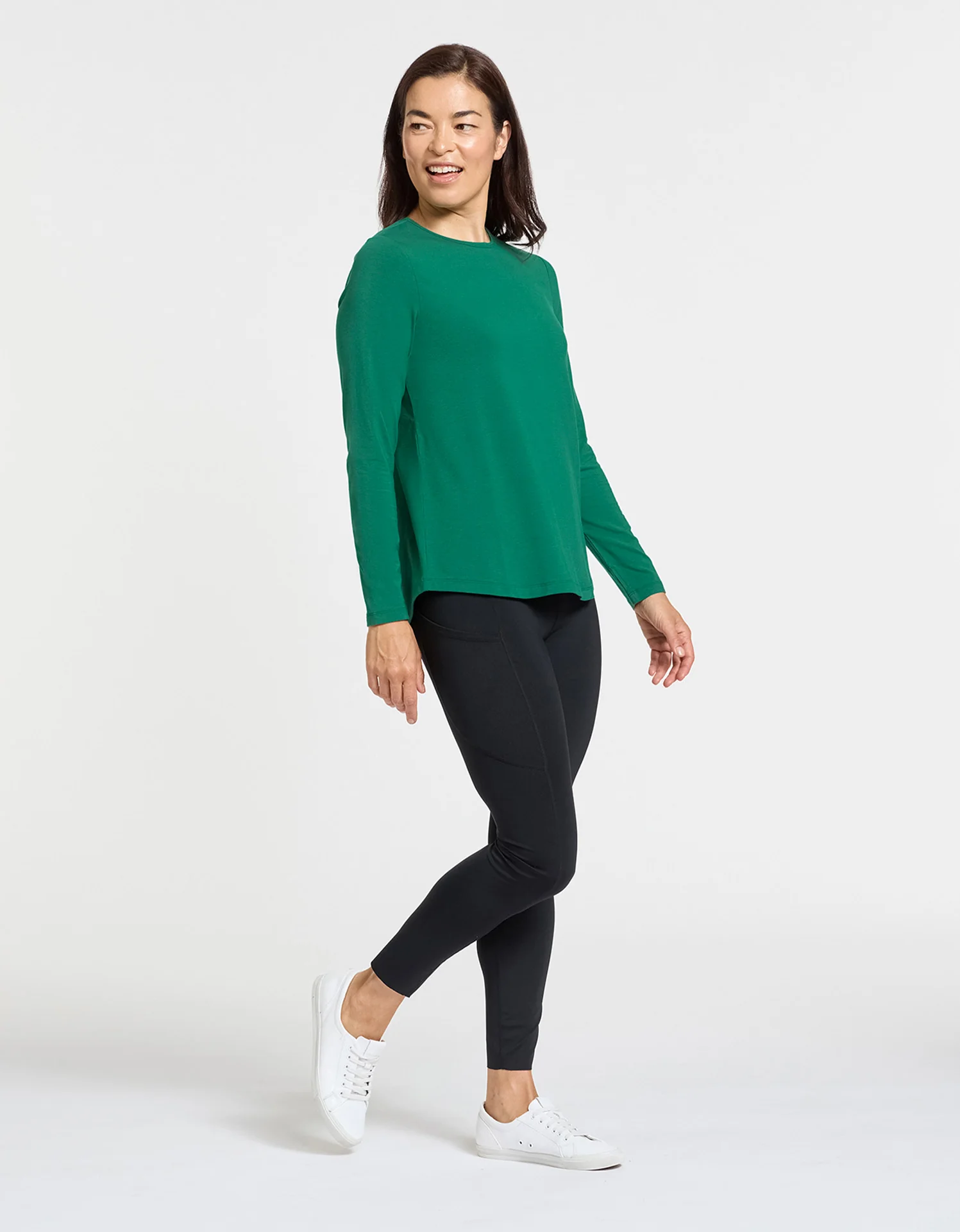 Loose Fit Long Sleeve Swing Top UPF 50+ - Image 43