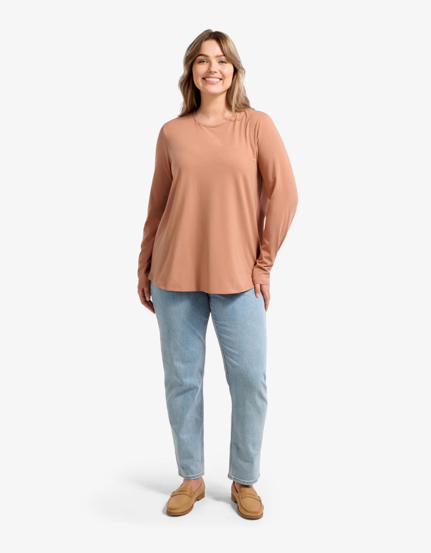 Loose Fit Long Sleeve Swing Top UPF 50+ - Image 6